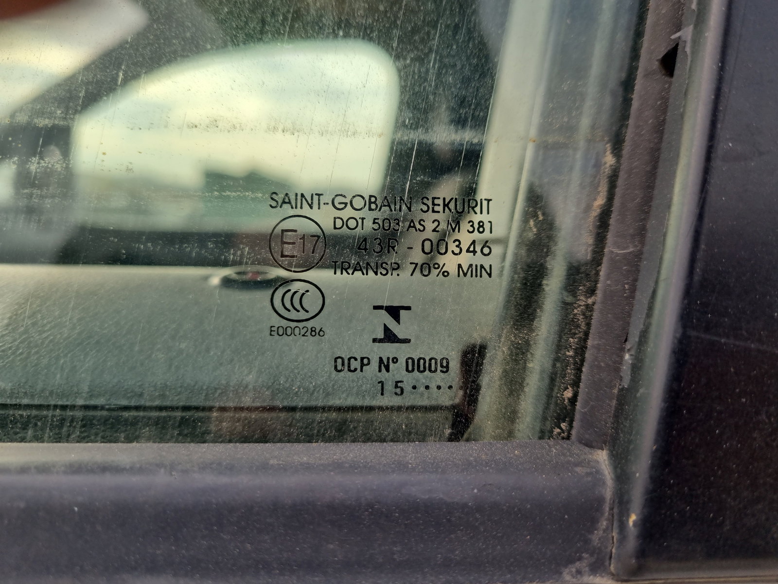 Geam usa stanga fata Volkswagen Caddy 3 (2KA, 2KH) [Fabr 2004-2009] OEM - imagine 2