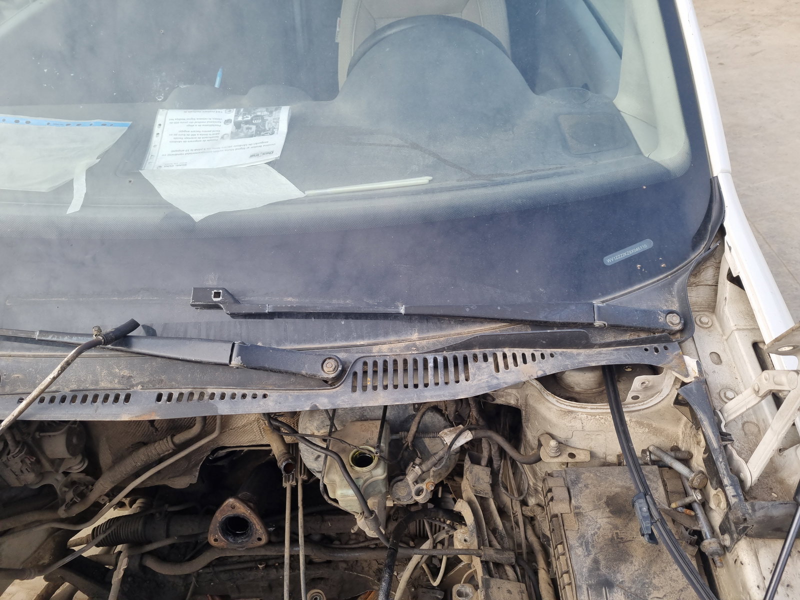 Grila stergator parbriz Volkswagen Caddy 3 (2KA, 2KH) [Fabr 2004-2009] OEM - imagine 3