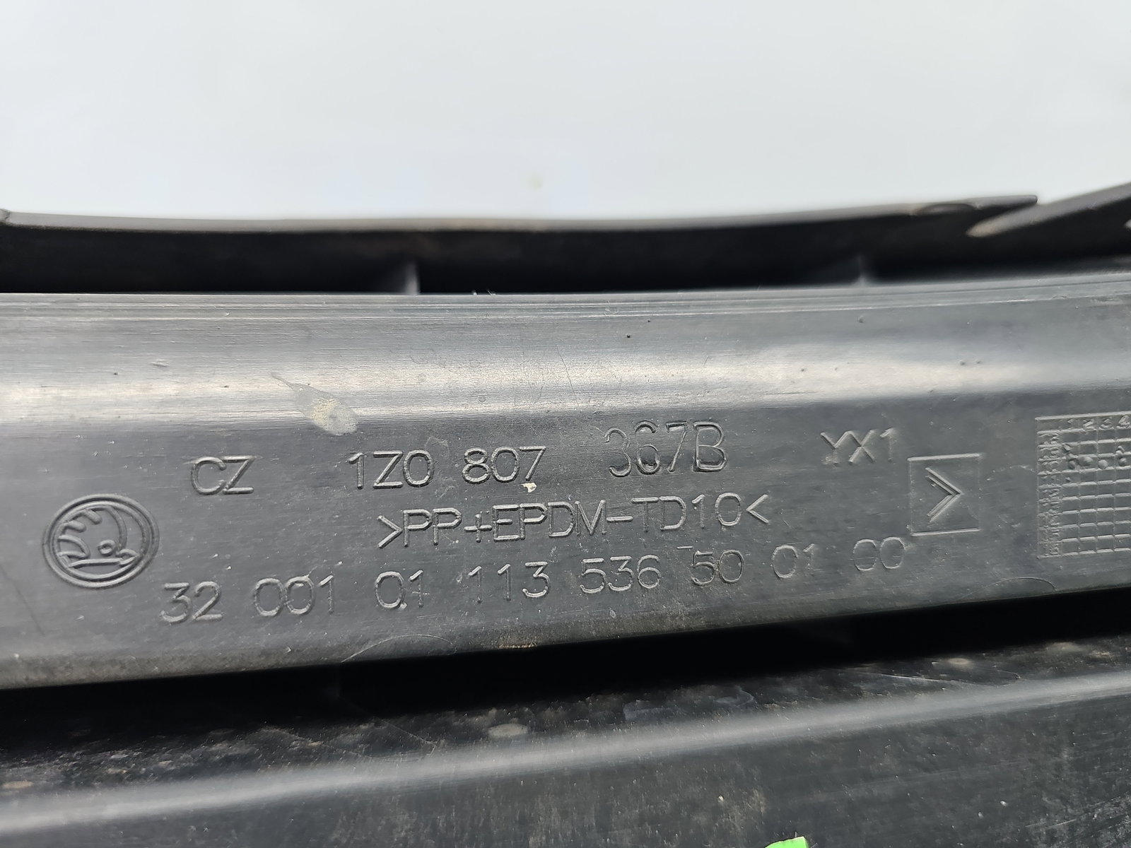 Grila proiector stanga Skoda Octavia 2 Combi (1Z5) [Fabr 2004-2013] Facelift 1Z0807367B - imagine 4