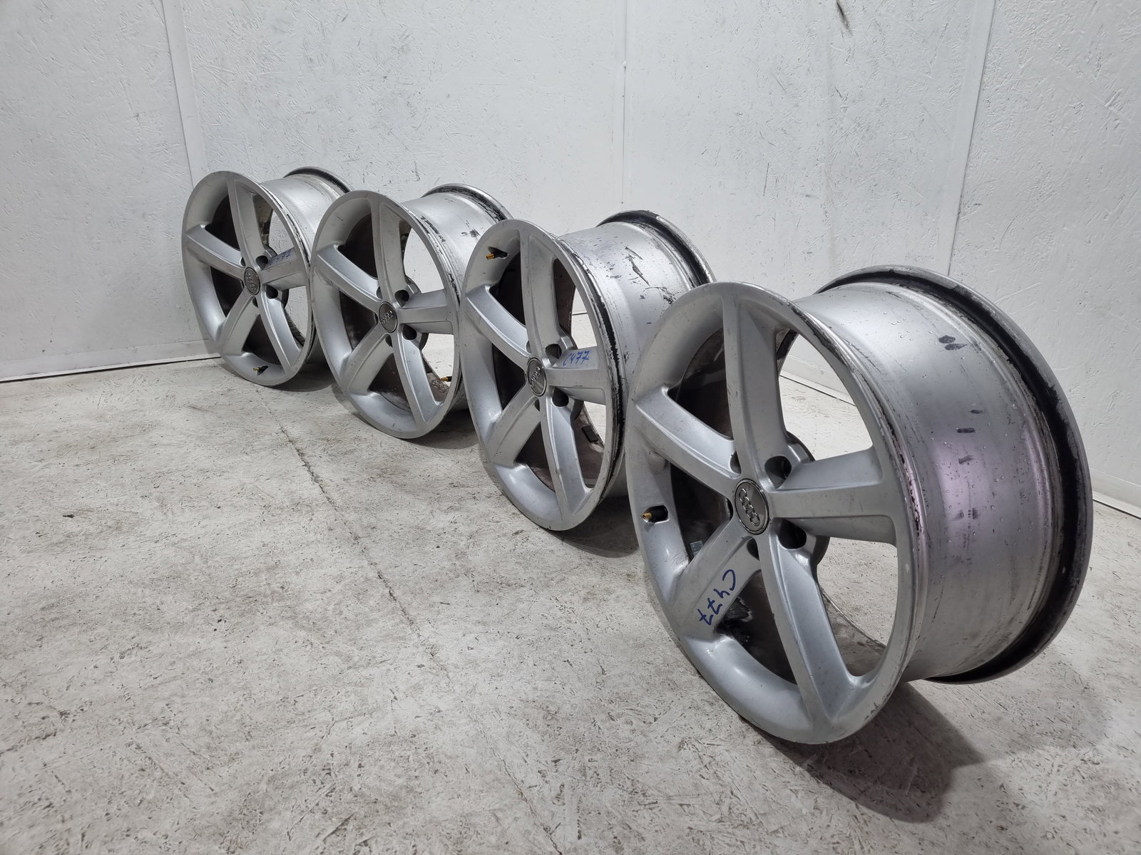 Set jante aliaj AUDI A4 (8K2, B8) [Fabr 2008-2015] 8K06010250 - imagine 7