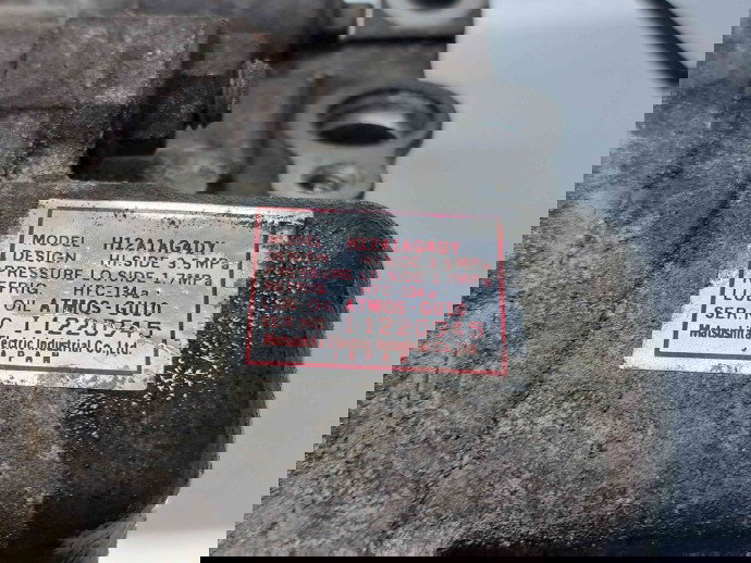 Compresor clima MAZDA 3 (BK) [Fabr 2003-2009] H12A1AG4DY 1.6 Benz Z6 77KW / 105CP