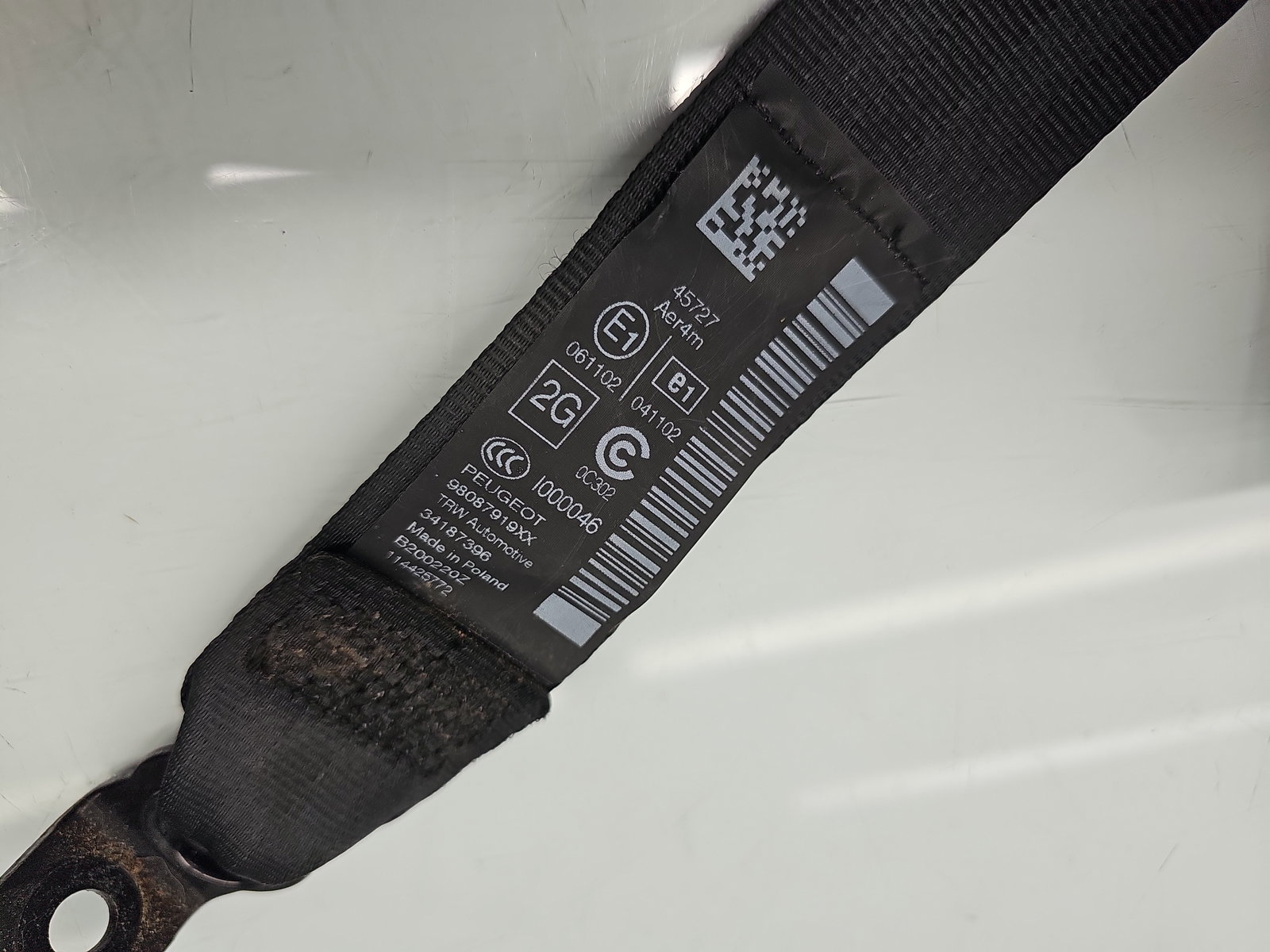 Centura dreapta spate PEUGEOT 308 II GT-Line [Fabr 2019-2021] 98087919XX - imagine 4