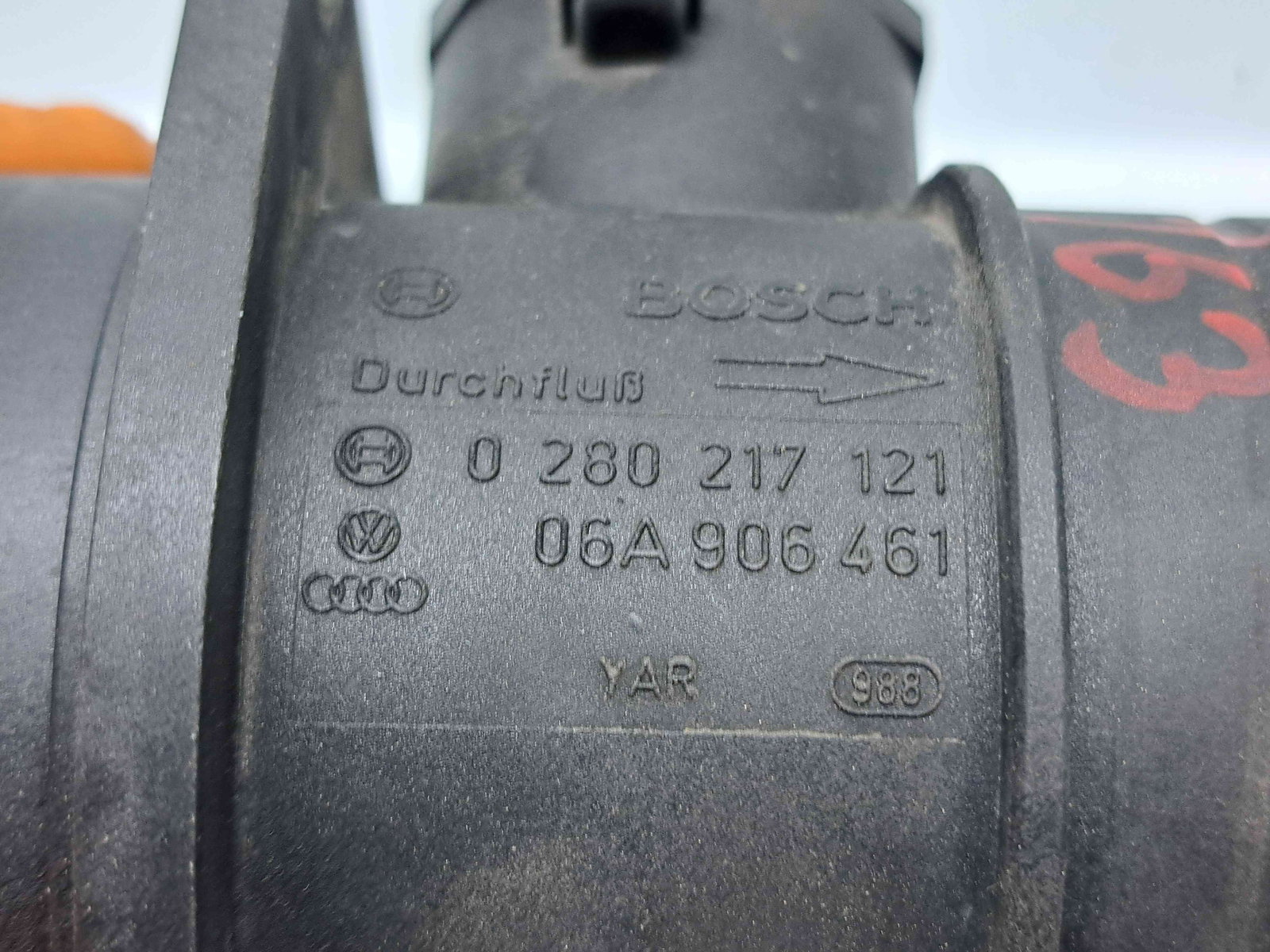 Debitmetru aer Volkswagen Golf 4 Variant (1J5) [Fabr 1999-2005] 06A906461 1.9 TDI ALH 66KW / 90CP - imagine 2