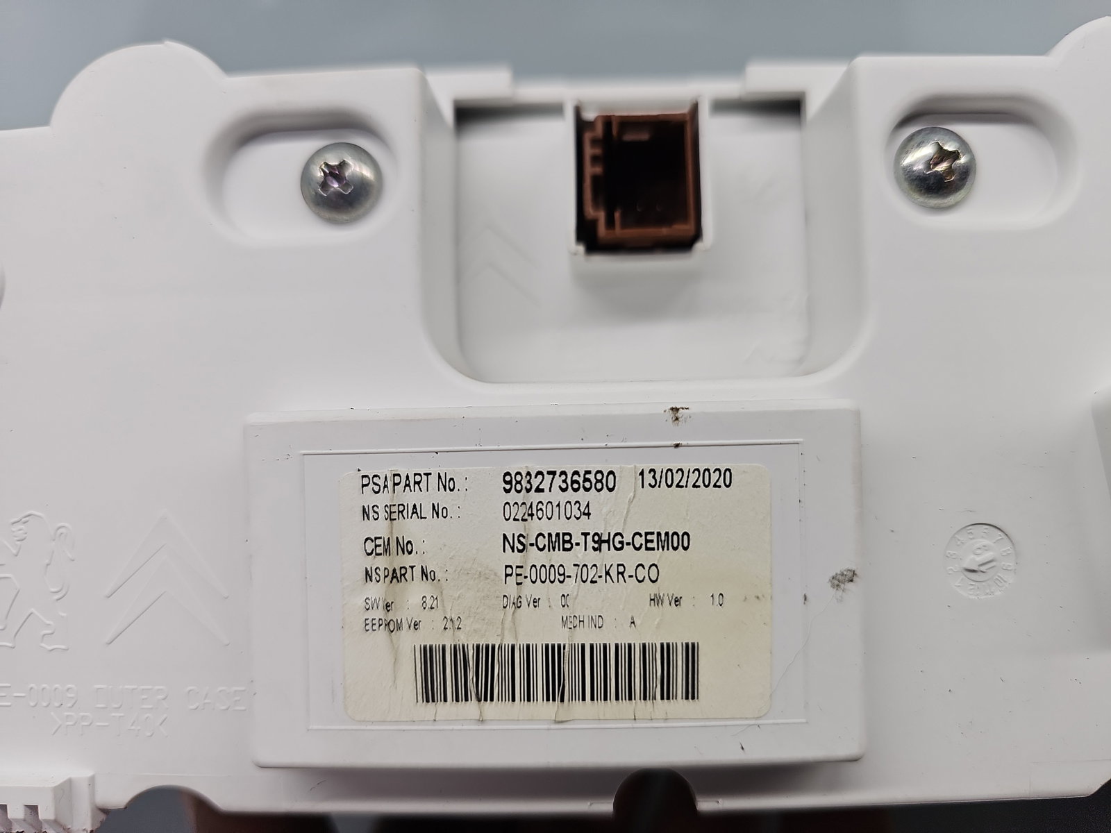 Ceas bord PEUGEOT 308 II GT-Line [Fabr 2019-2021] 9832736580 - imagine 6