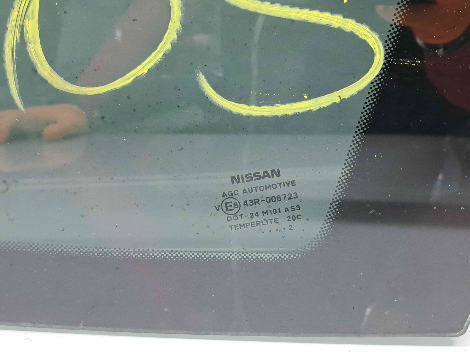 Geam fix dreapta spate Nissan Qashqai [Fabr 2007-2014] Facelift OEM - imagine 2