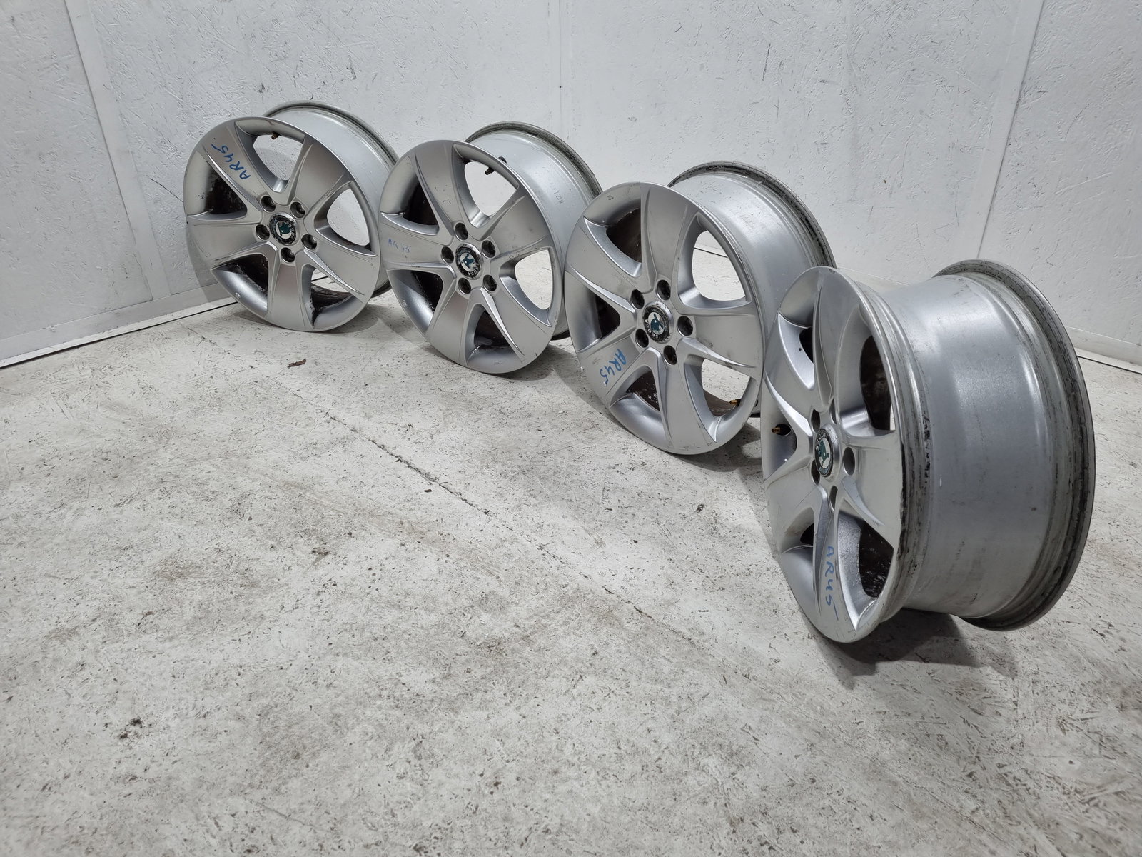 Set jante aliaj Skoda Octavia 2 Combi (1Z5) [Fabr 2004-2013] Facelift 1Z0601025 - imagine 7