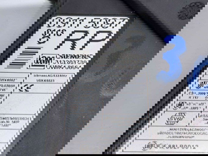  Modul confort Opel Corsa C (F08, F68) [Fabr 2000-2005] 09115097