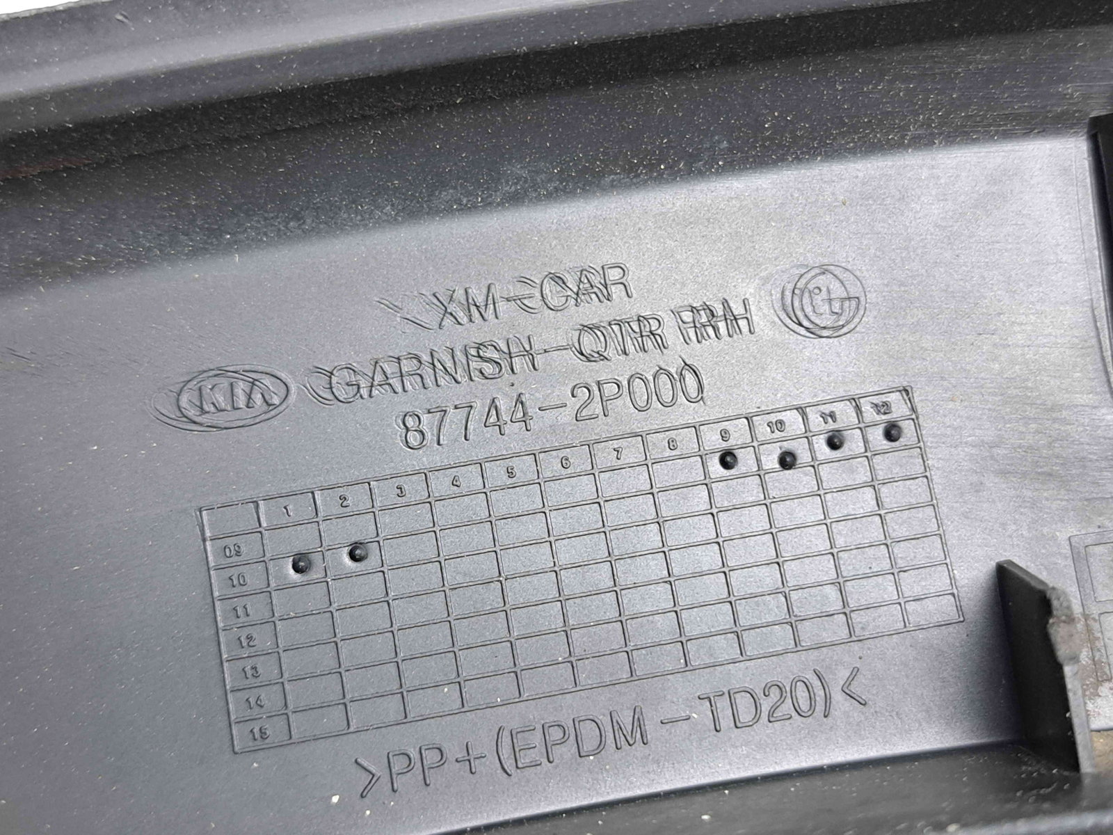 Ornament aripa dreapta spate Kia Sorento 2 [Fabr 2009-2015] 87744-2P000 - imagine 3