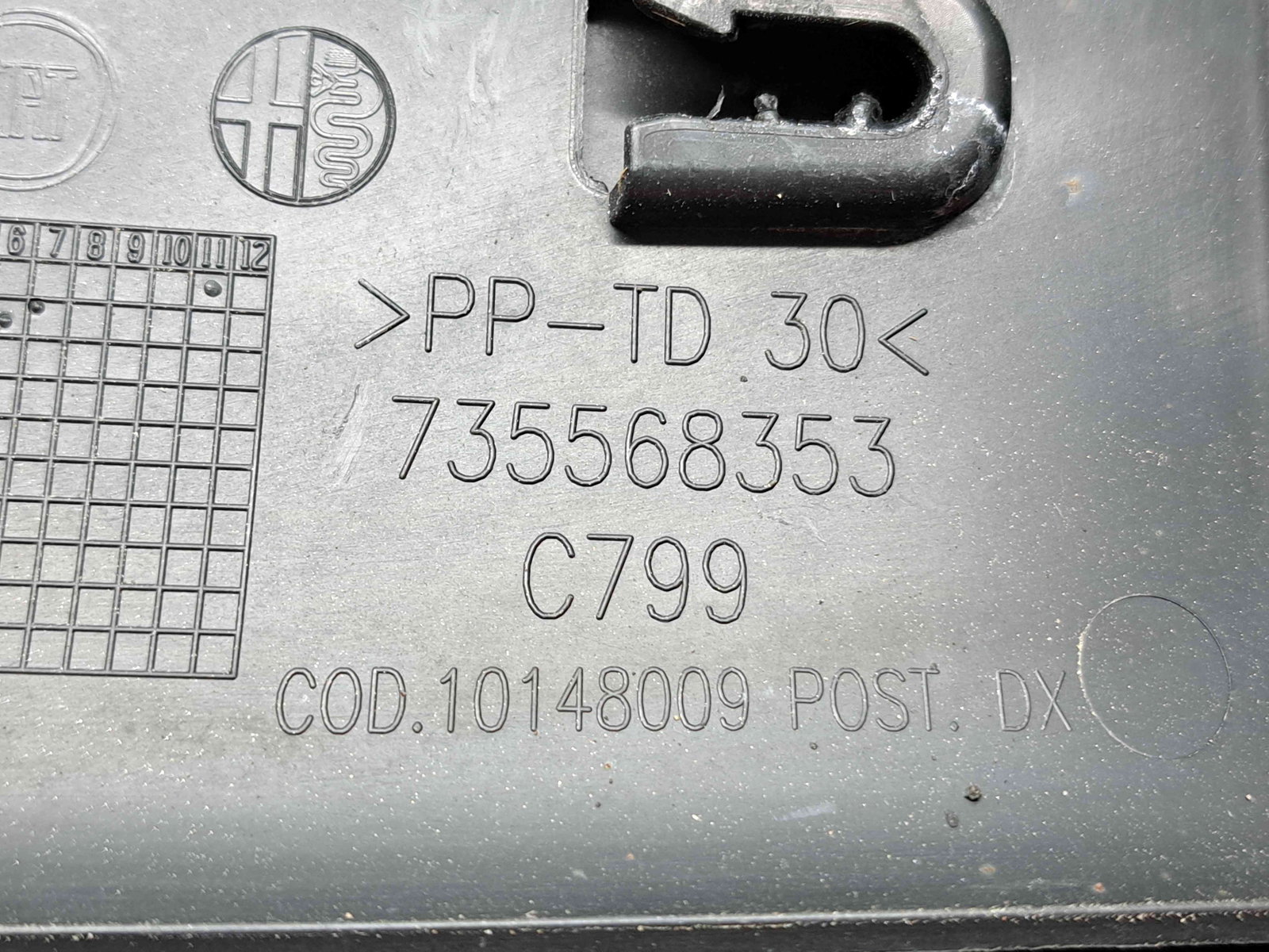 Ornament aripa dreapta spate Fiat 500L Trekking [Fabr 2012-prezent] 735568353 - imagine 3