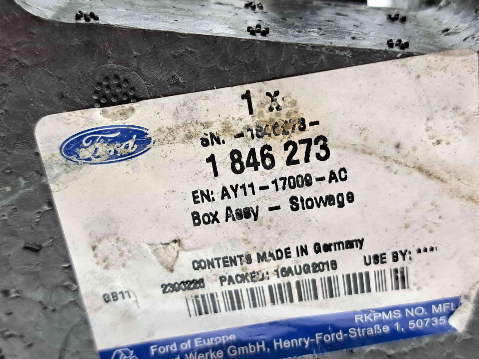Set cric si cheie Ford B-Max [Fabr 2012-prezent] AY11-17009-AC - imagine 5