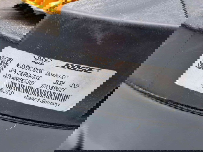  Subwoofer Audi Q7 (4LB) [Fabr 2006-2014] Facelift 4L0035382B