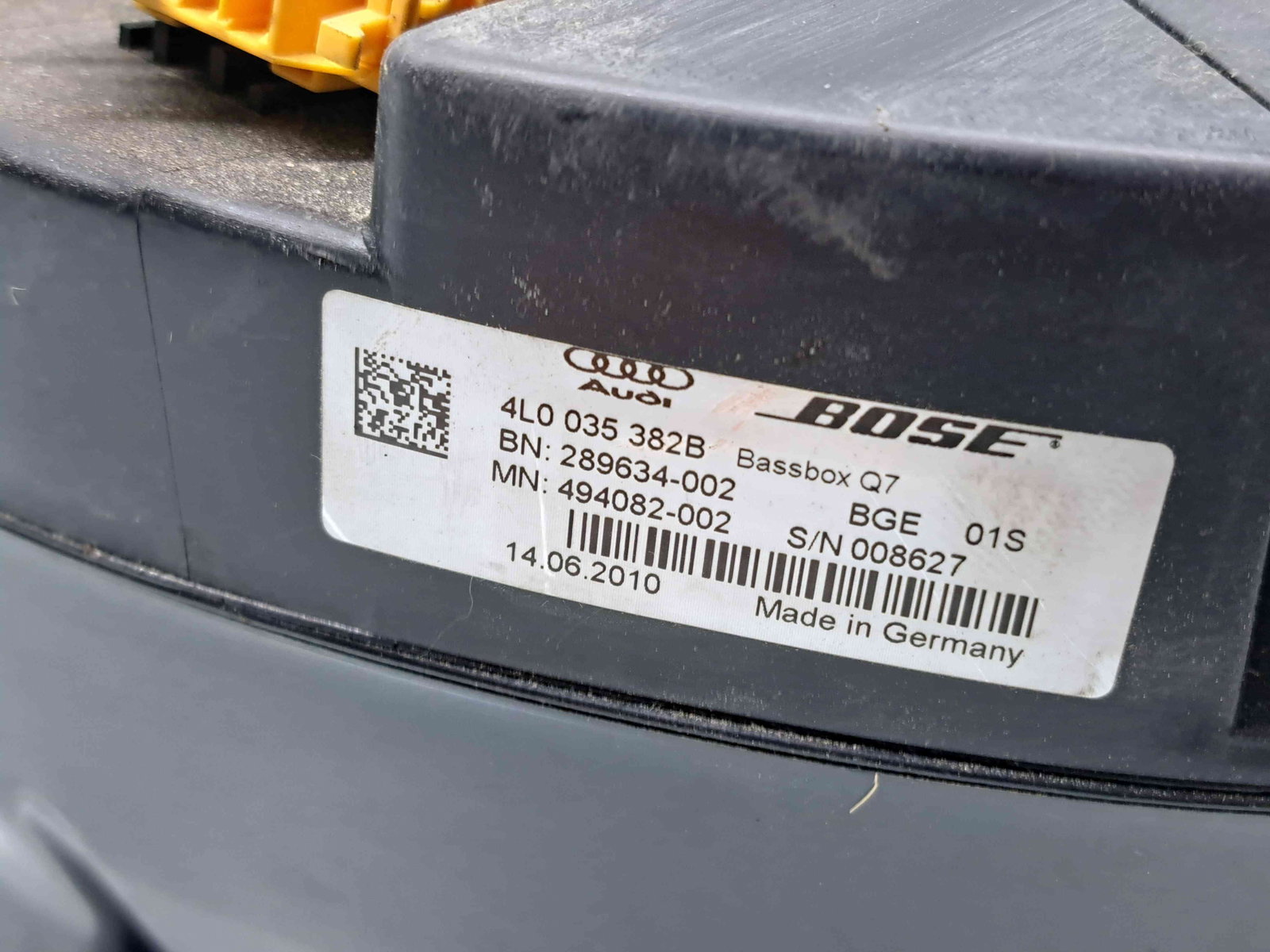 Subwoofer Audi Q7 (4LB) [Fabr 2006-2014] Facelift 4L0035382B - imagine 2