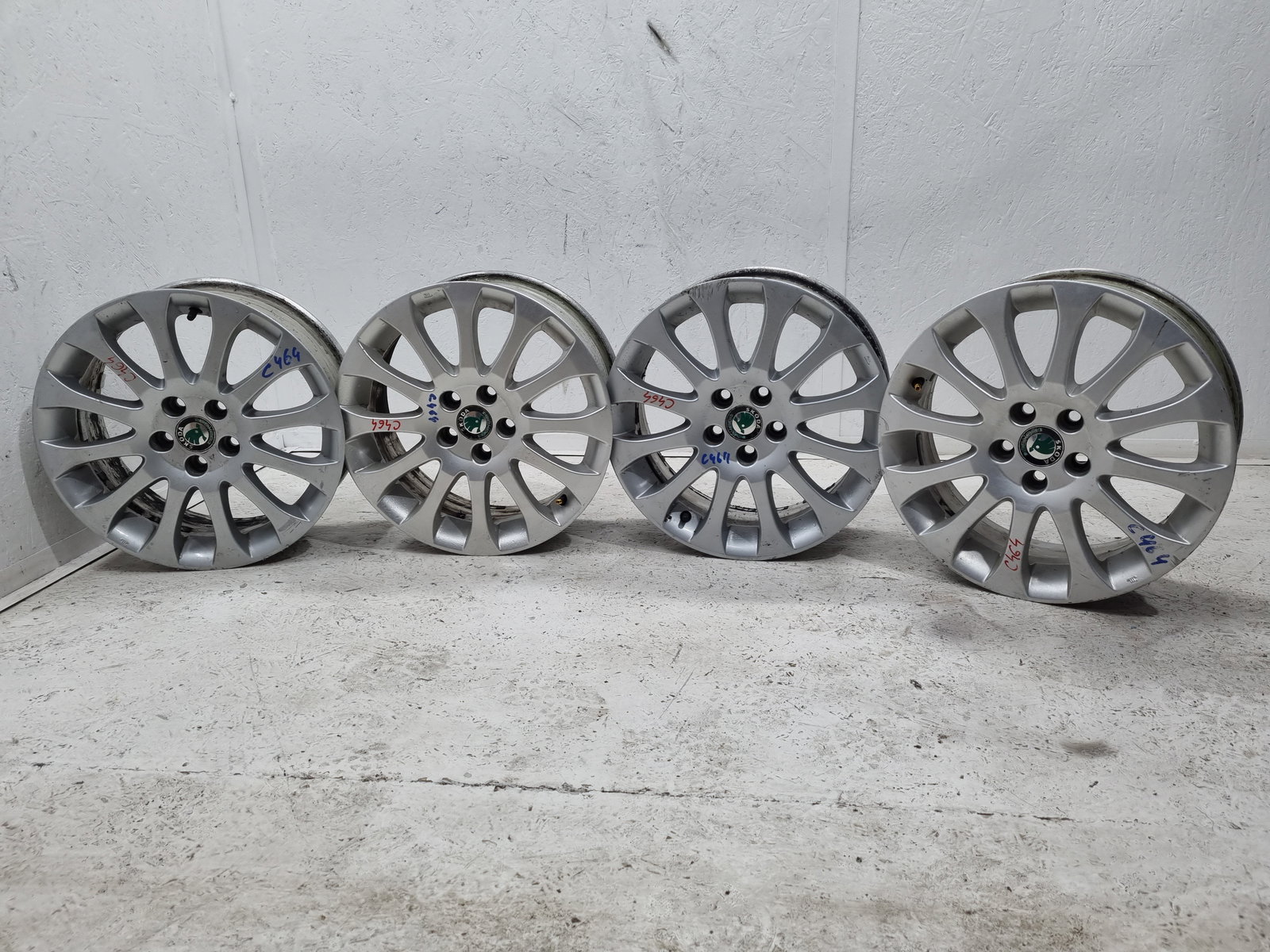 Set jante aliaj Skoda Fabia 2 Combi (5J, 545) [Fabr 2007-2014] 5J0601025L - imagine 1