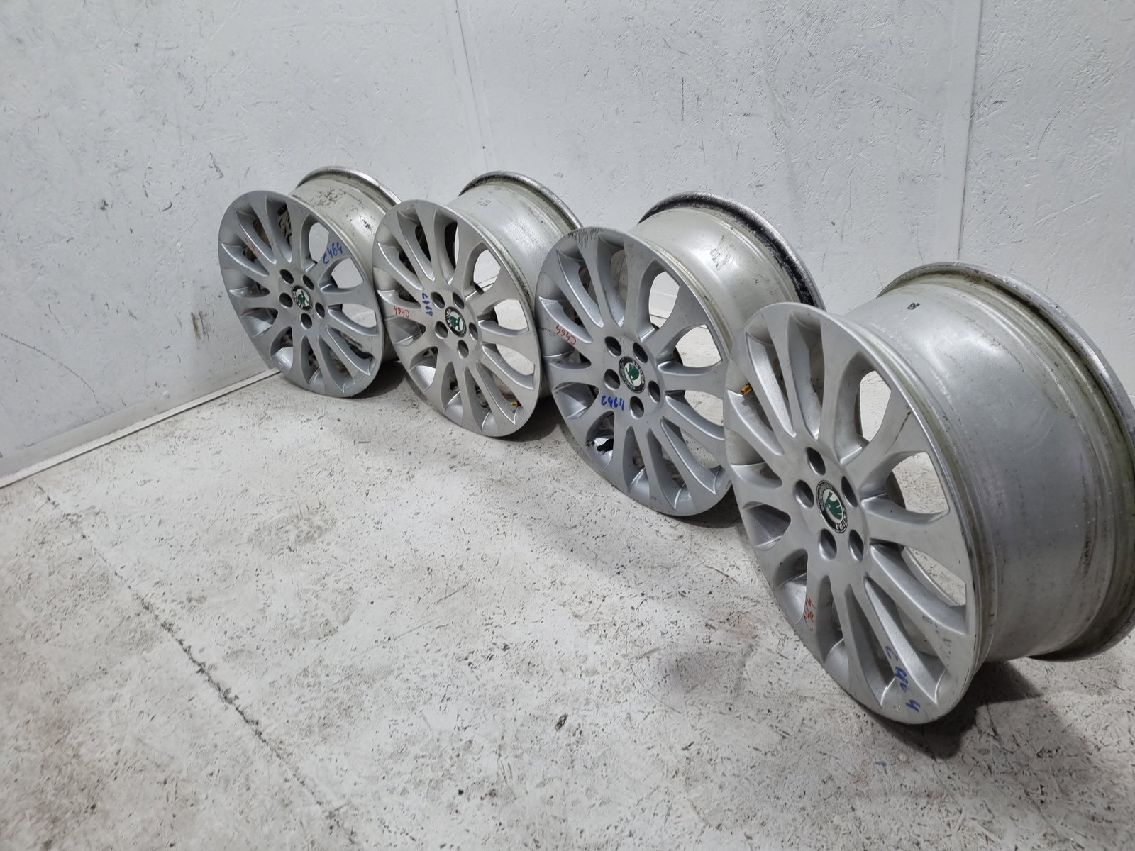 Set jante aliaj Skoda Fabia 2 Combi (5J, 545) [Fabr 2007-2014] 5J0601025L - imagine 7