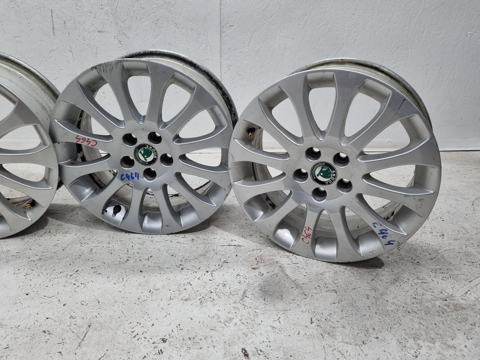 Set jante aliaj Skoda Fabia 2 Combi (5J, 545) [Fabr 2007-2014] 5J0601025L - imagine 9