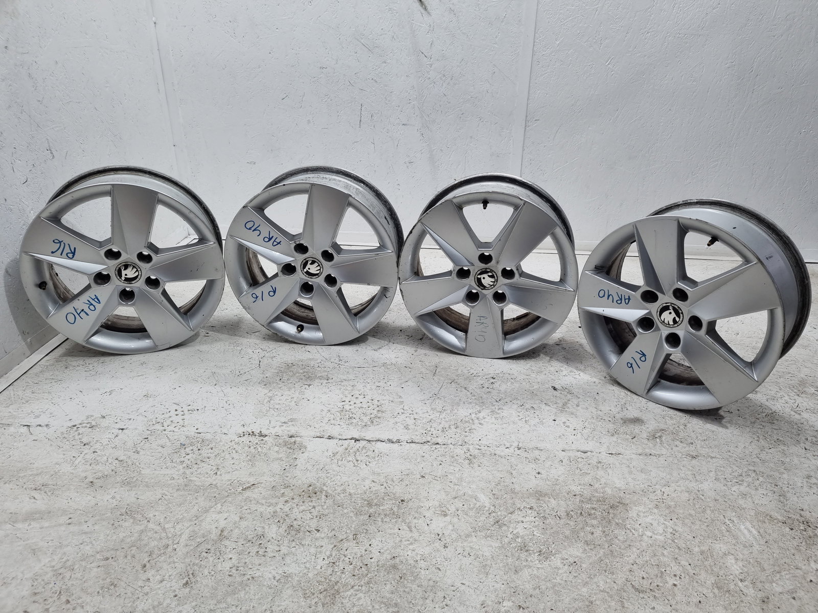 Set jante aliaj Skoda Octavia 3 Combi (5E5) [Fabr 2012-prezent] 5E0601025H - imagine 1