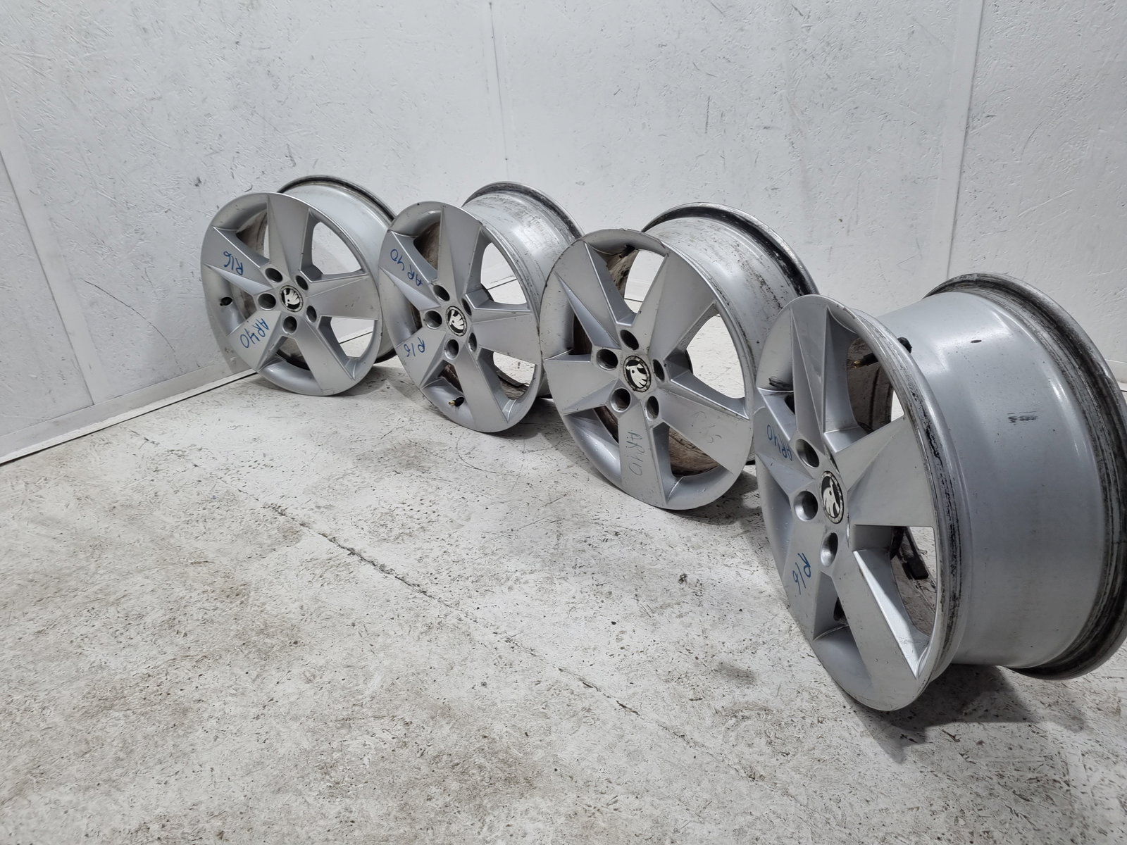 Set jante aliaj Skoda Octavia 3 Combi (5E5) [Fabr 2012-prezent] 5E0601025H - imagine 7