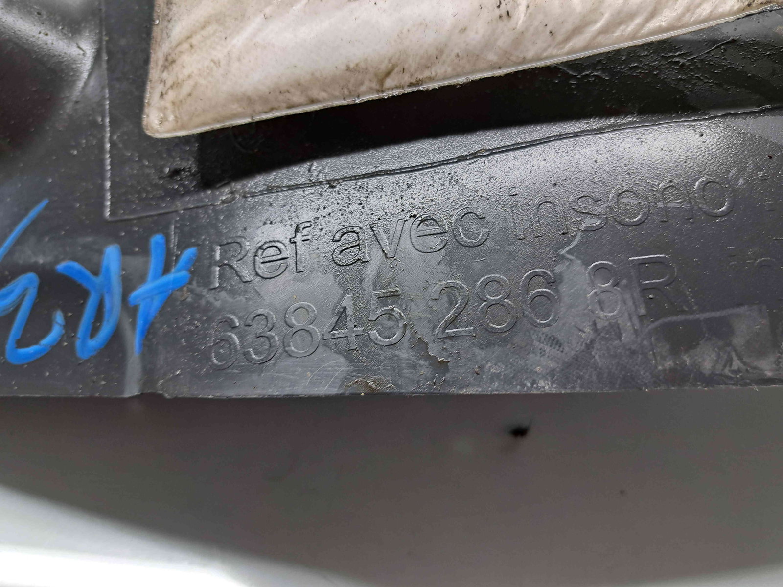 Carenaj roata dreapta fata Renault Megane 3 [Fabr 2008-2015] Facelift 638452868R - imagine 2