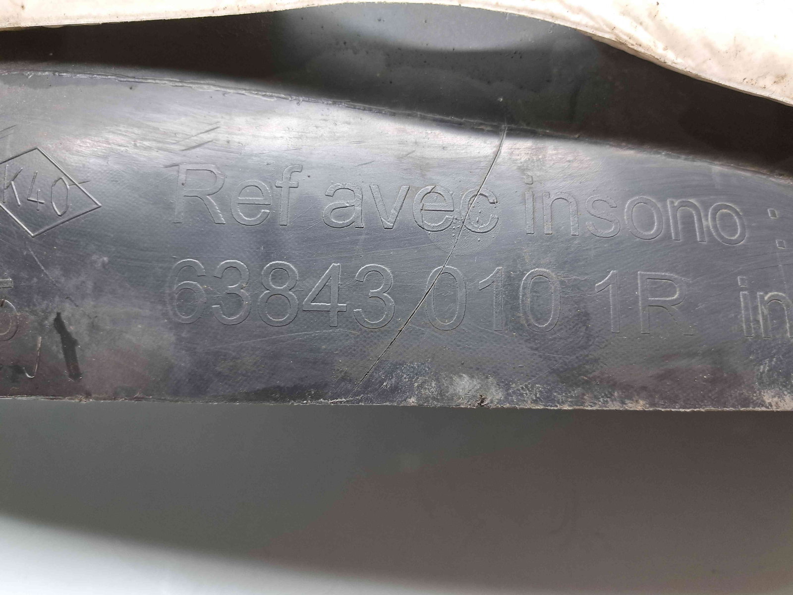 Carenaj roata stanga fata Renault Megane 3 [Fabr 2008-2015] Facelift 638430101R - imagine 2