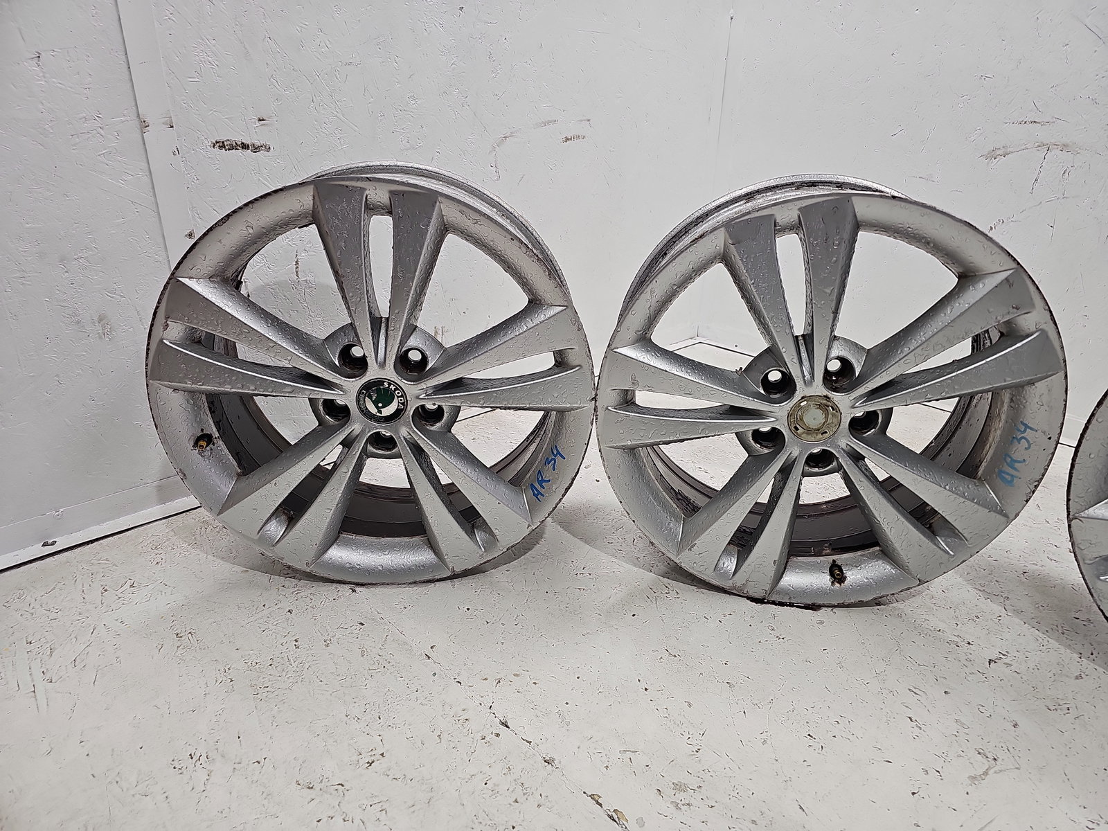 Set jante aliaj Skoda Octavia 2 Combi (1Z5) [Fabr 2004-2013] Facelift 1Z0601025AD - imagine 3