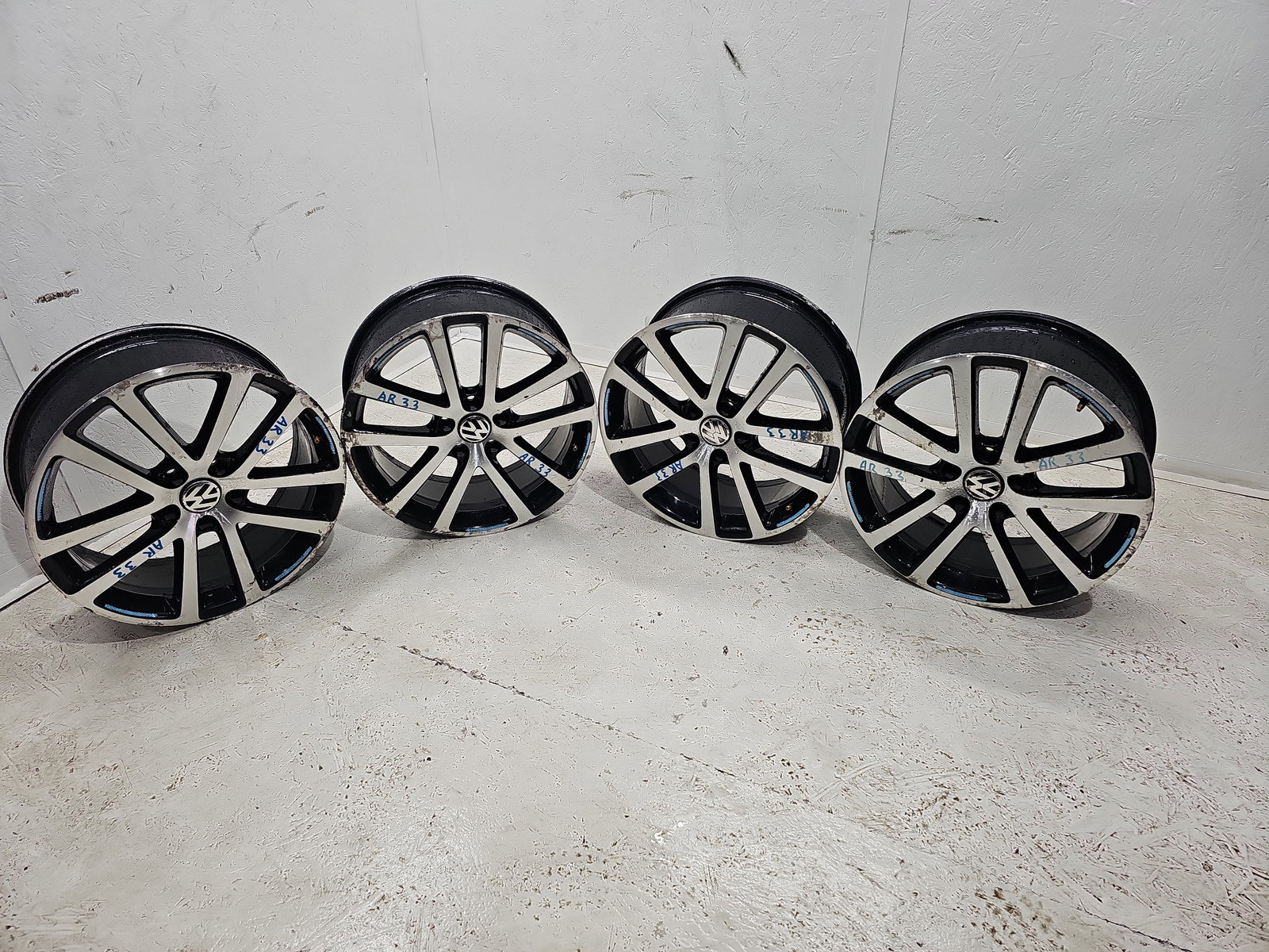 Set jante aliaj Volkswagen Golf 6 (5K1) GTD [Fabr 2009-2013] 1K0601025AG - imagine 1