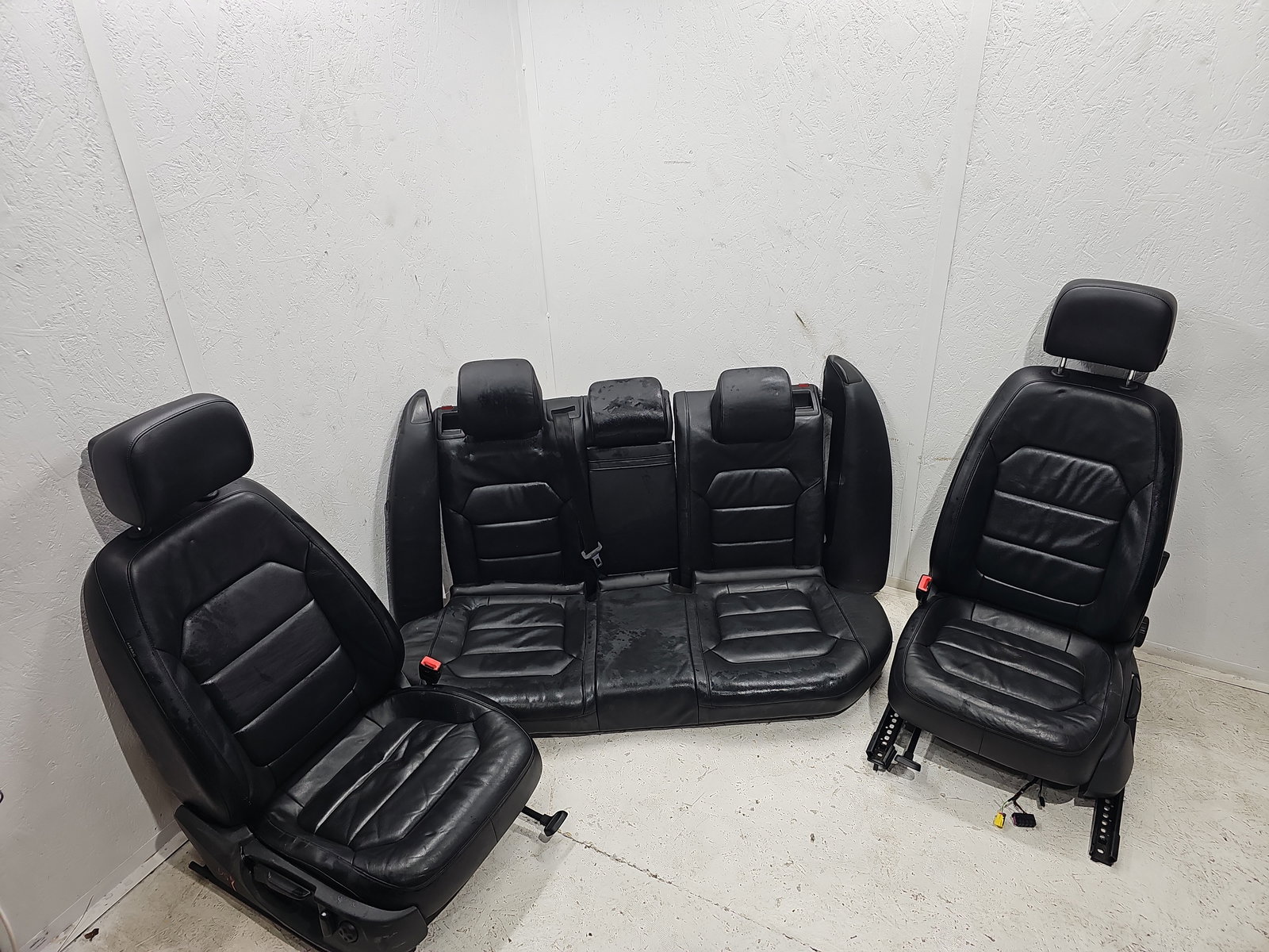 Set scaune cu bancheta piele Volkswagen Passat B7 (362) [Fabr 2010-2014] OEM - imagine 2