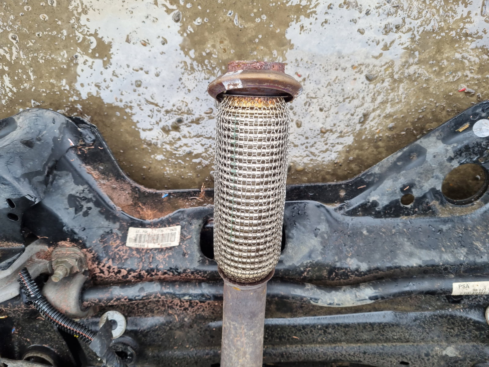 Racord flexibil teava evacuare catalizator PEUGEOT 308 II GT-Line [Fabr 2019-2021] OEM 1.5 HDi YHZ 96KW / 130CP - imagine 1