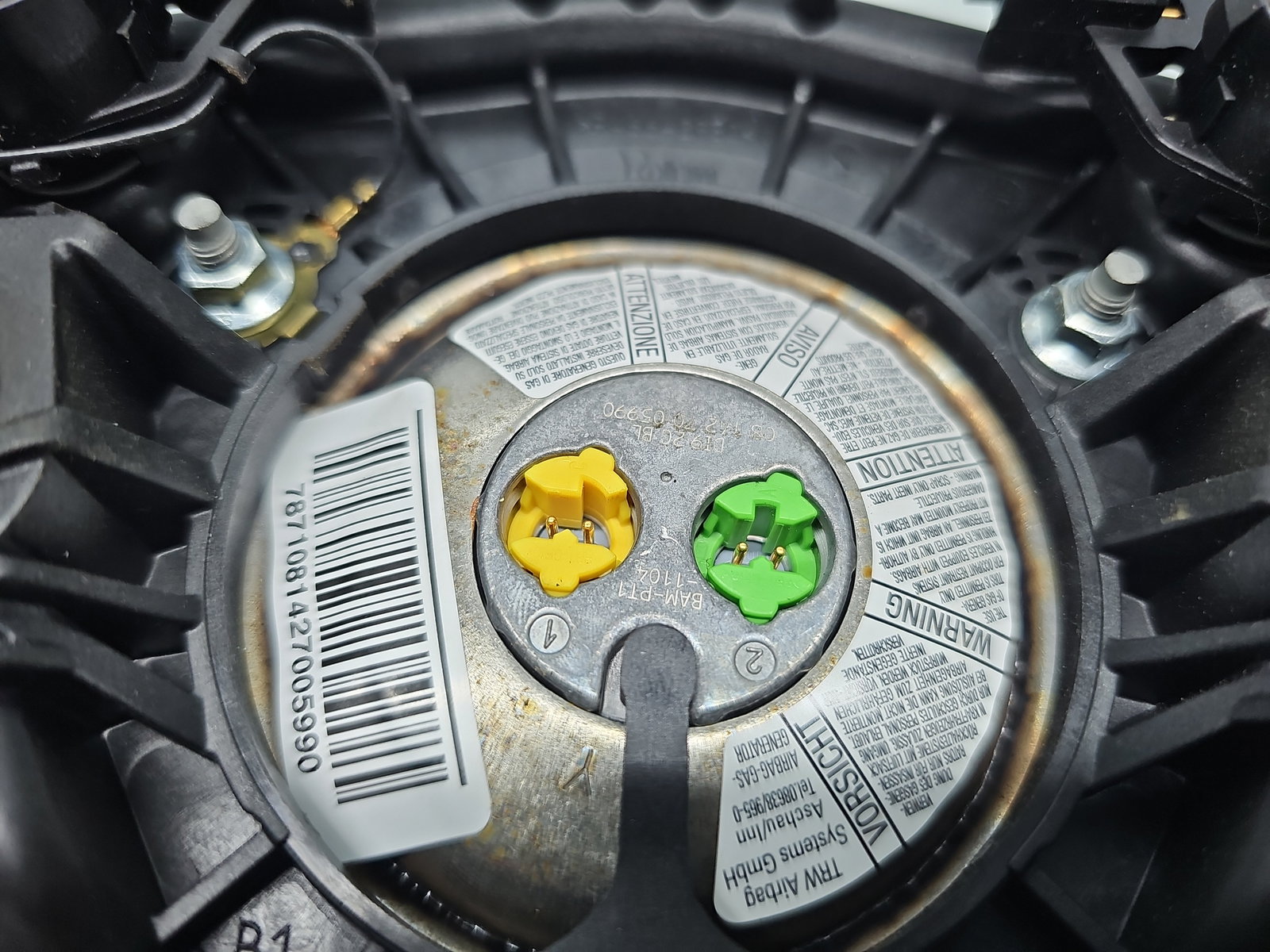 Airbag volan Opel Corsa D [Fabr 2006-2013] 13235770 - imagine 3