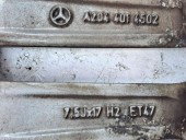 Set jante aliaj Mercedes Clasa C (W204) [Fabr 2007-2014] R17 7.5J H2 ET47 FATA 5X112