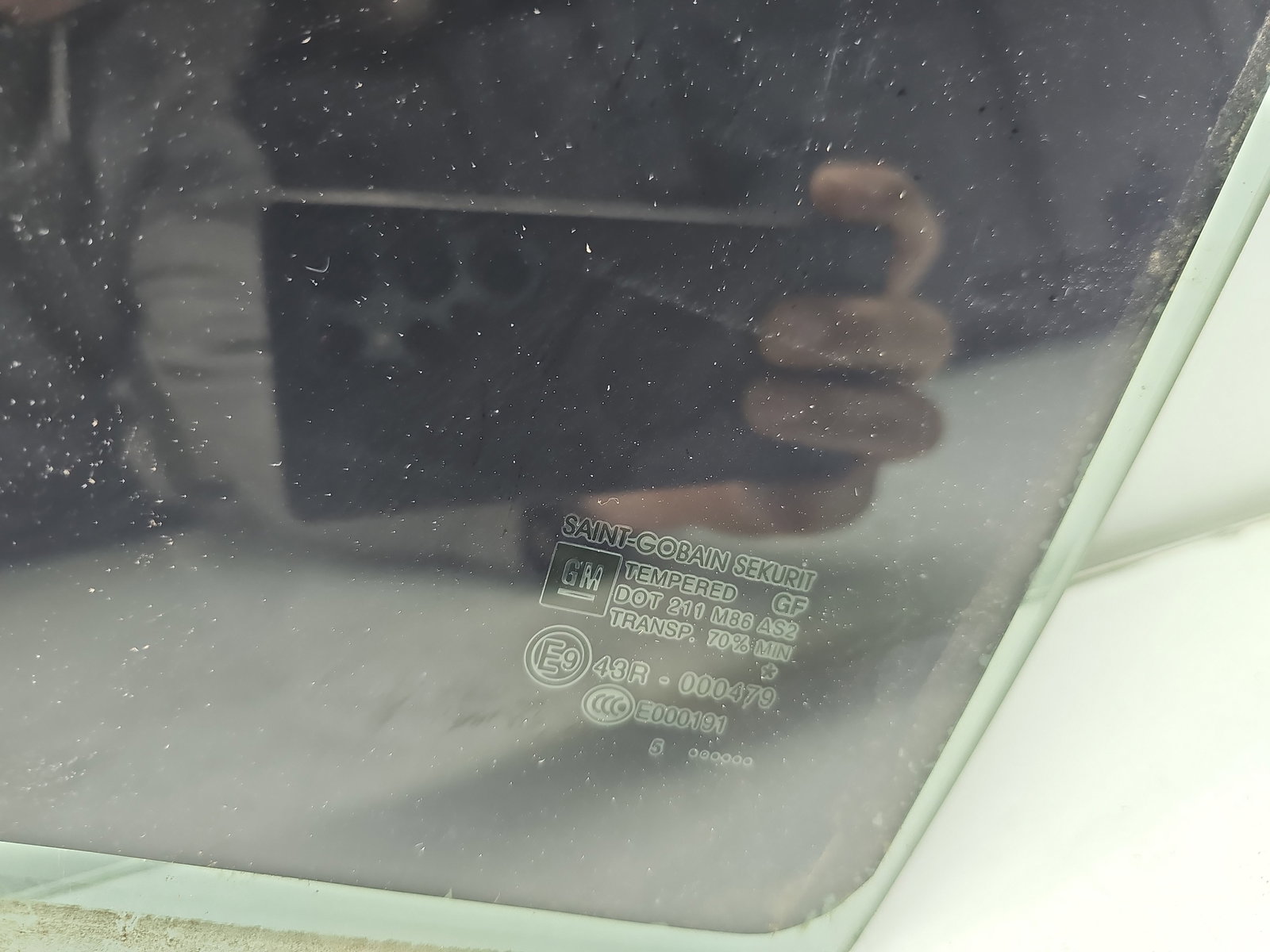 Geam usa stanga spate Opel Corsa E [Fabr 2014-prezent] OEM - imagine 2