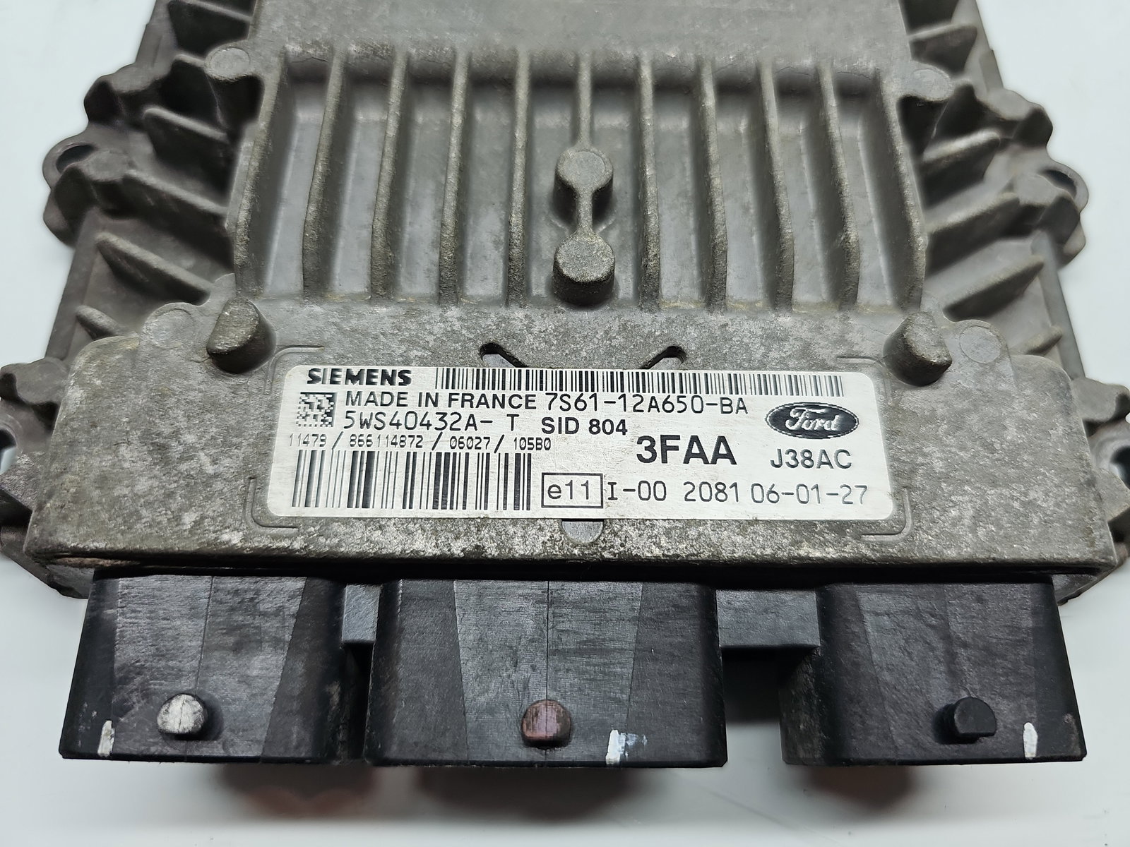 Calculator motor ECU Ford Fusion (JU) [Fabr 2002-2012] 7S61-12A650-BA 1.4 TDCI F6JA 50KW / 68CP - imagine 5