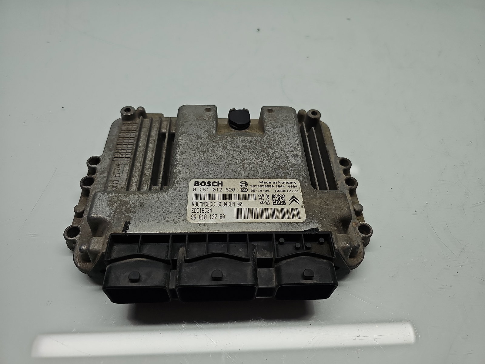 Calculator motor ECU Citroen Berlingo 1 [Fabr 1996-2008] 9661813780 1.6 HDI 9HW 55.2KW / 75CP - imagine 1