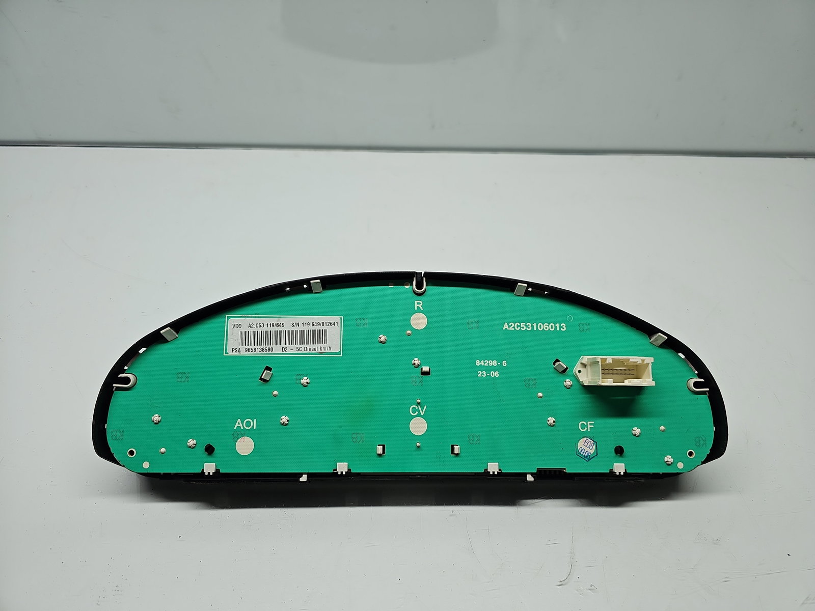 Ceas bord PEUGEOT 407 [Fabr 2004-2010] 9658138580 - imagine 4