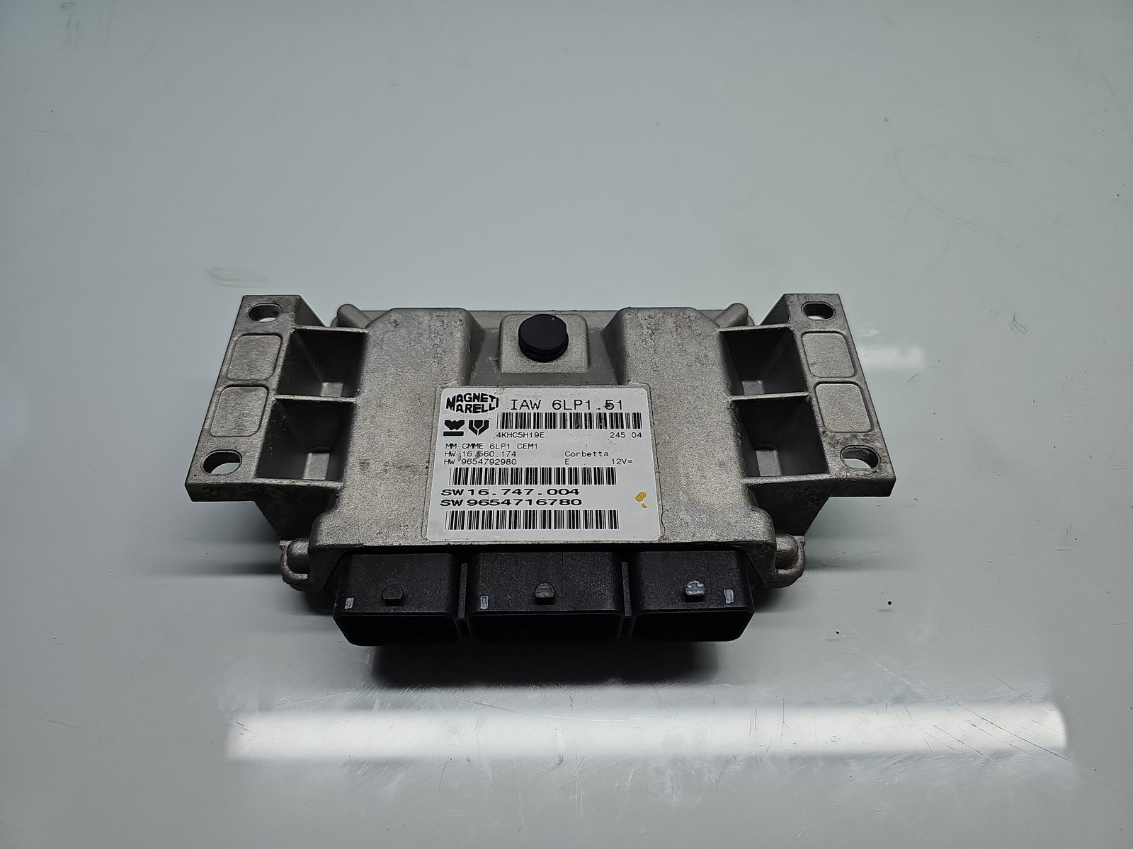Calculator motor ECU PEUGEOT 307 CC (3B) [Fabr 2003-2009] 9654716780 2.0 Benz RFN 100KW / 136CP - imagine 1