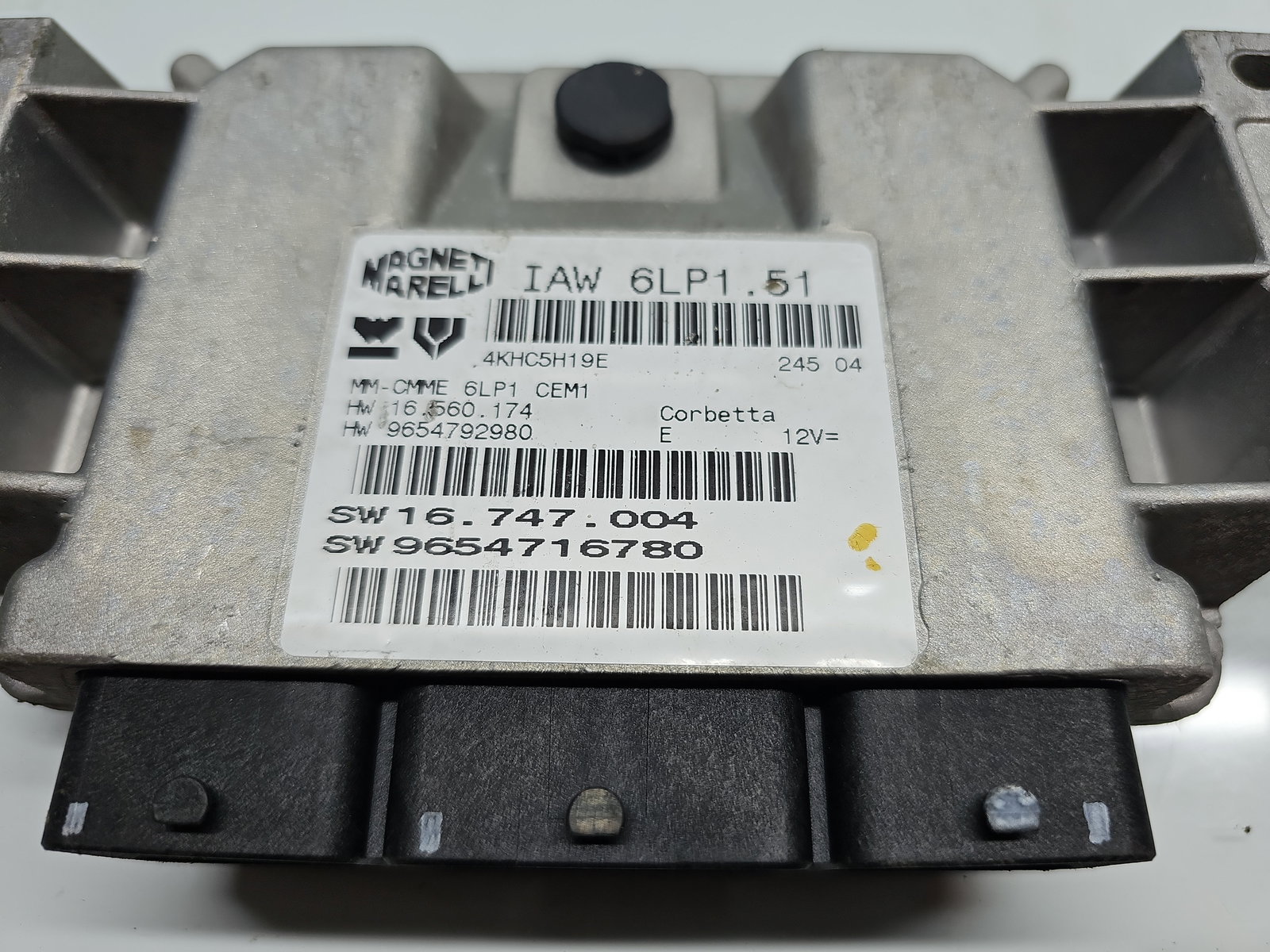 Calculator motor ECU PEUGEOT 307 CC (3B) [Fabr 2003-2009] 9654716780 2.0 Benz RFN 100KW / 136CP - imagine 5