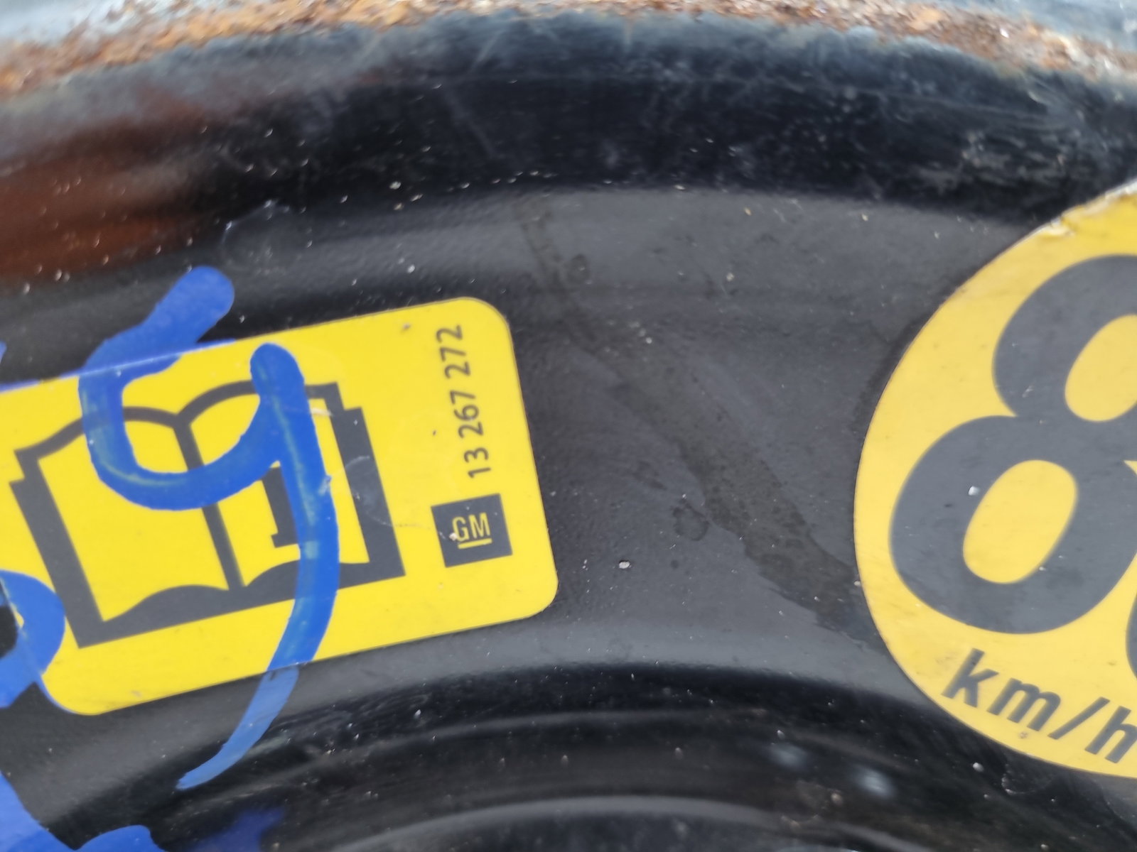 Roata rezerva Opel Astra J Coupe GTC [Fabr 2009-2015] 13267272 - imagine 5