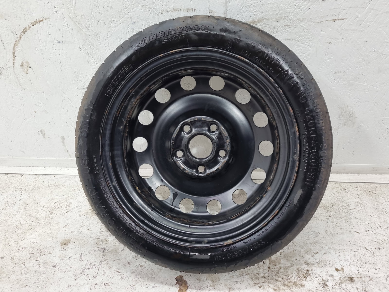 Roata rezerva AUDI A3 Sportback (8PA) [Fabr 2004-2013] Facelift 1K0601027S - imagine 3