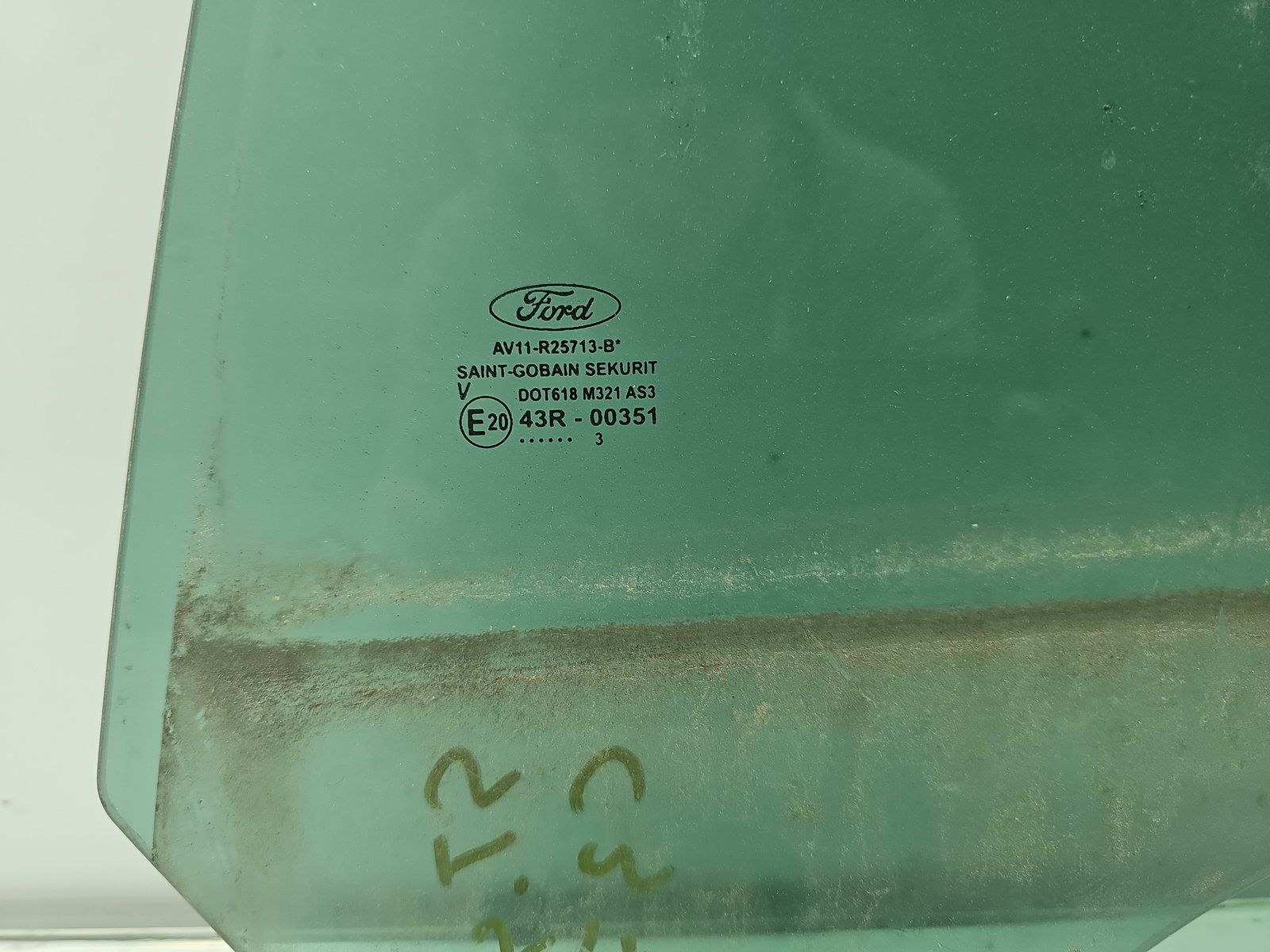 Geam usa stanga spate Ford B-Max [Fabr 2012-prezent] OEM - imagine 2