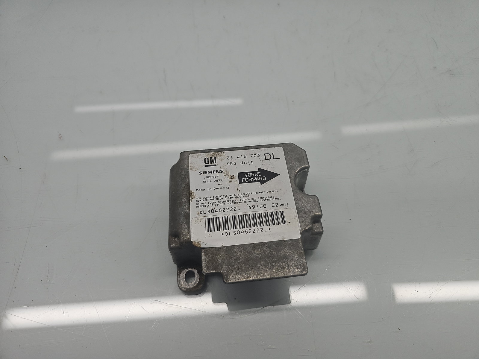 Calculator airbag Opel Astra G [Fabr 1998-2004] 24416703 1.6 Benz Z16SE 62KW / 84CP - imagine 1