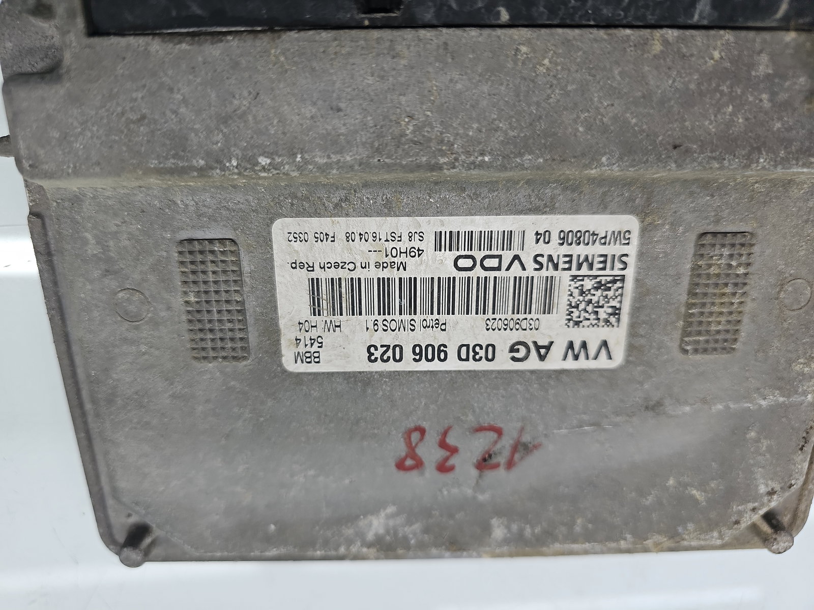 Calculator motor ECU Skoda Fabia 2 (5J, 542) [Fabr 2007-2014] 03D906023 1.2 Benz BBM 44KW / 60CP - imagine 4