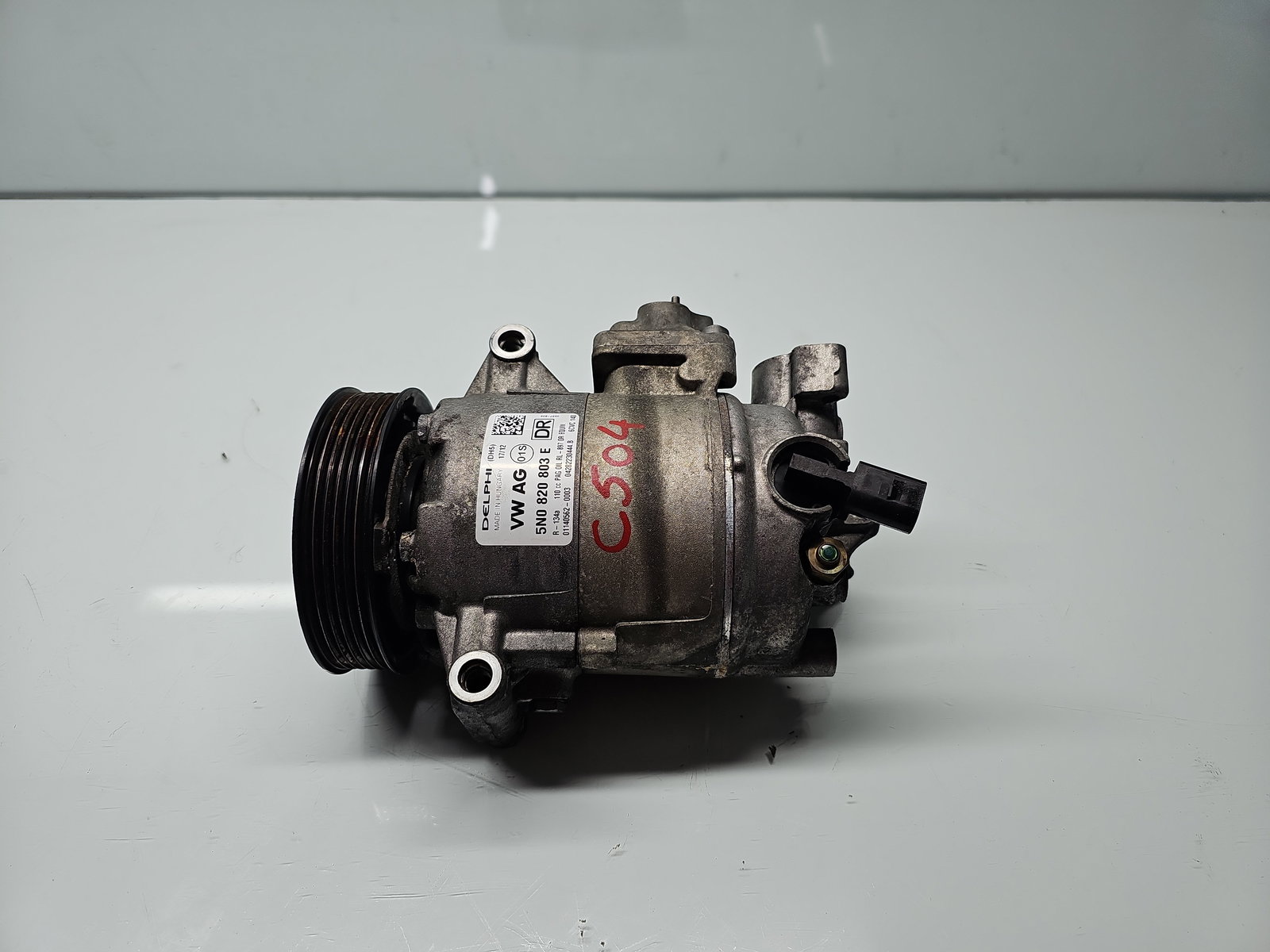 Compresor clima Volkswagen Golf 6 (5K1) [Fabr 2009-2013] 5N0820803E 1.6 TDI CAYC 77KW / 105CP - imagine 1