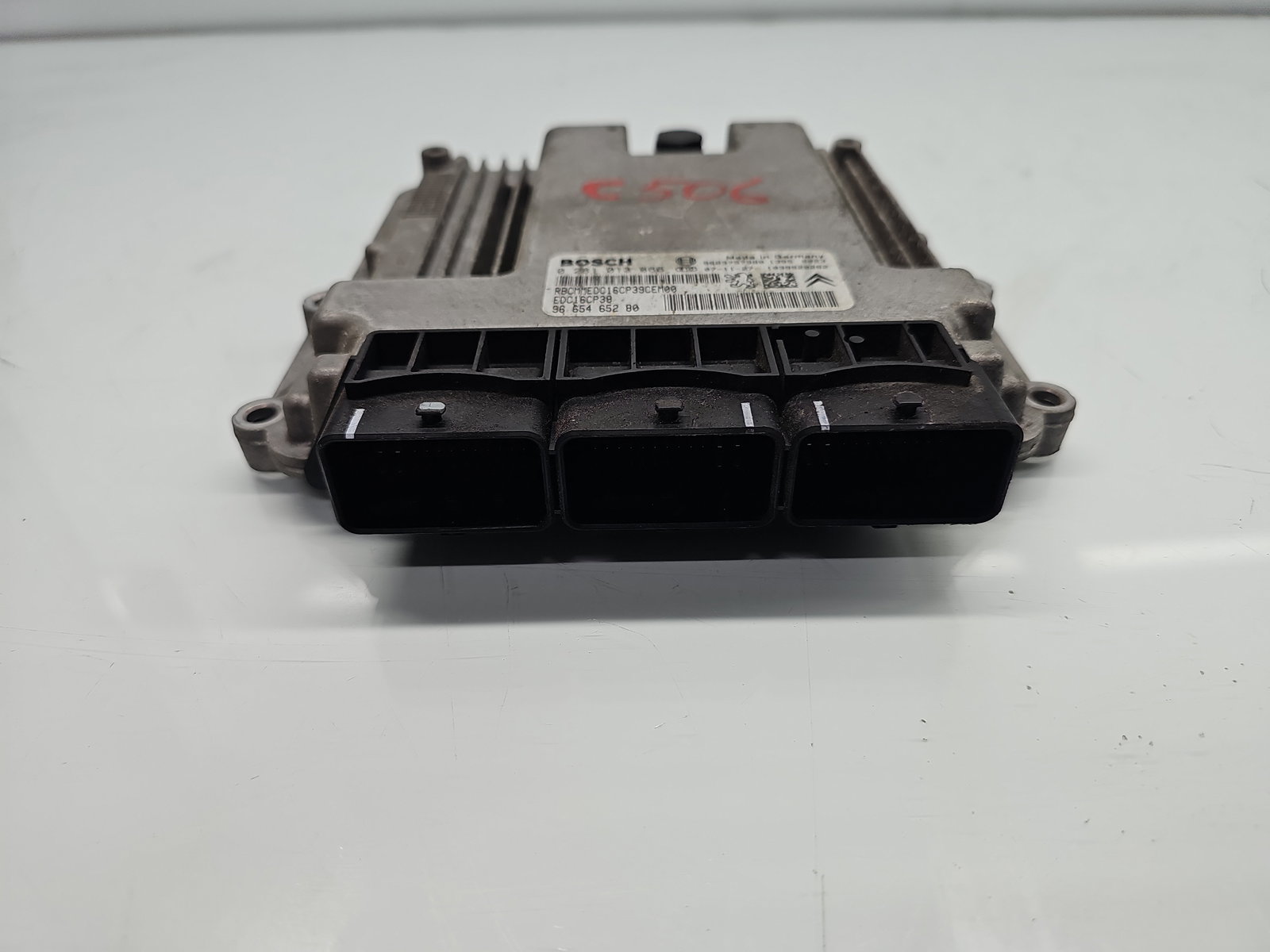 Calculator motor ECU PEUGEOT 4007 [Fabr 2007-2012] 9665465280 2.2 HDi 4HN 115KW / 156CP - imagine 2