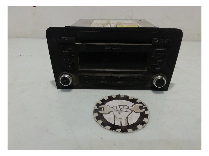 Radio CD Audi A3 Sportback 2.0 TDI BMN 8P0035186P 2004-2013
