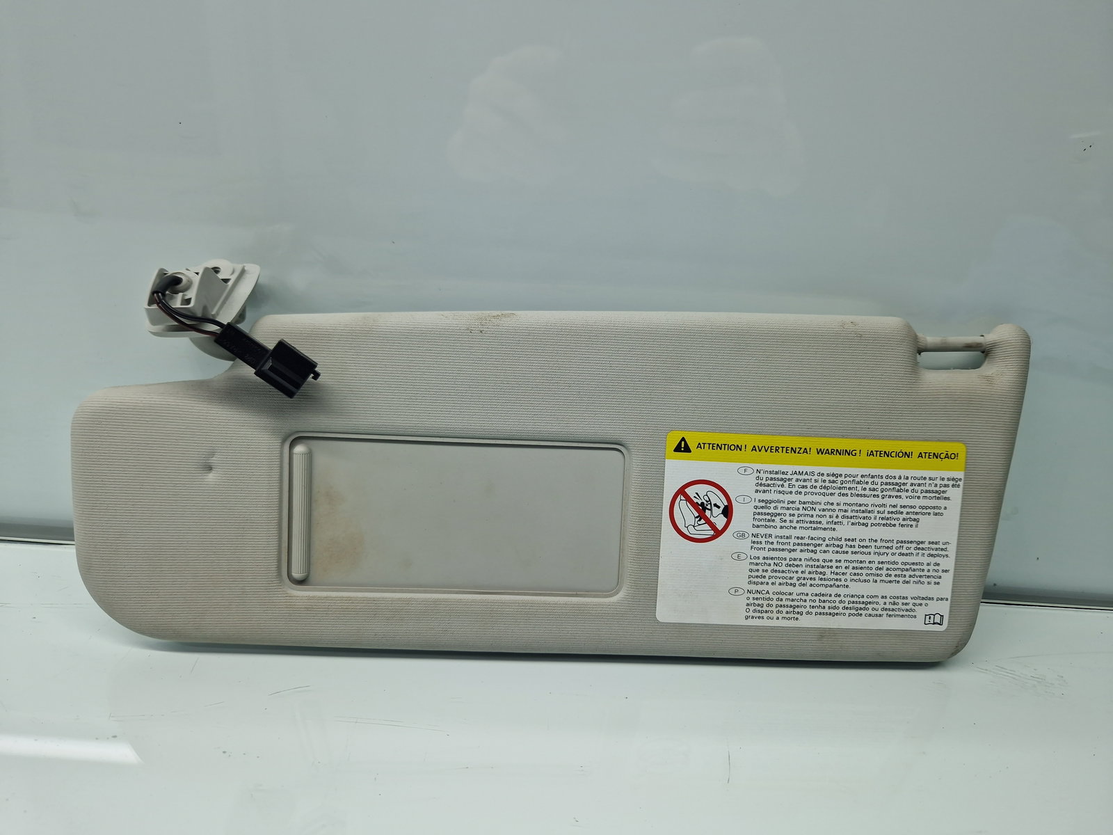 Parasolar stanga Volkswagen Passat B7 (362) [Fabr 2010-2014] OEM - imagine 1