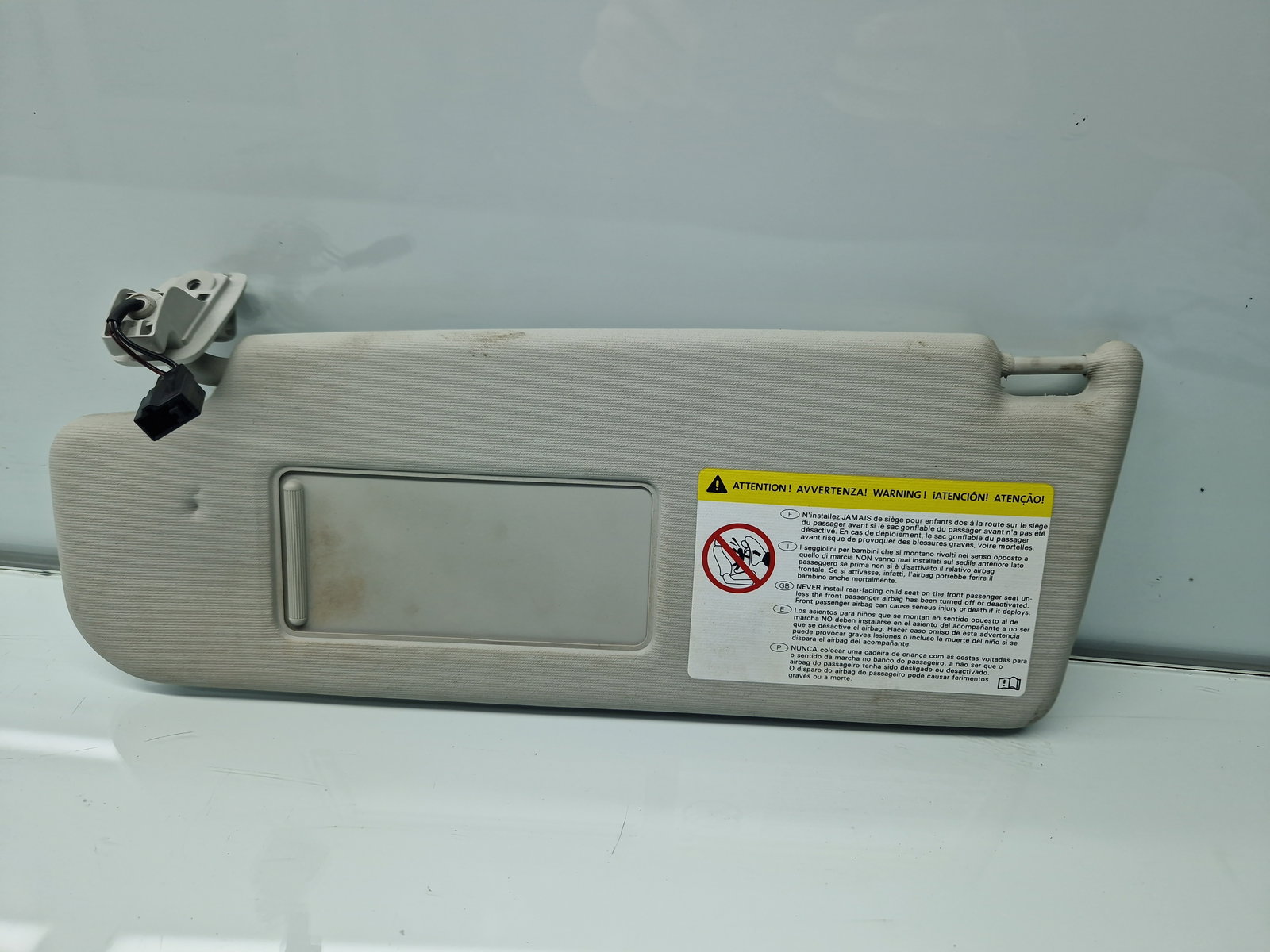 Parasolar stanga Volkswagen Passat B7 (362) [Fabr 2010-2014] OEM - imagine 4