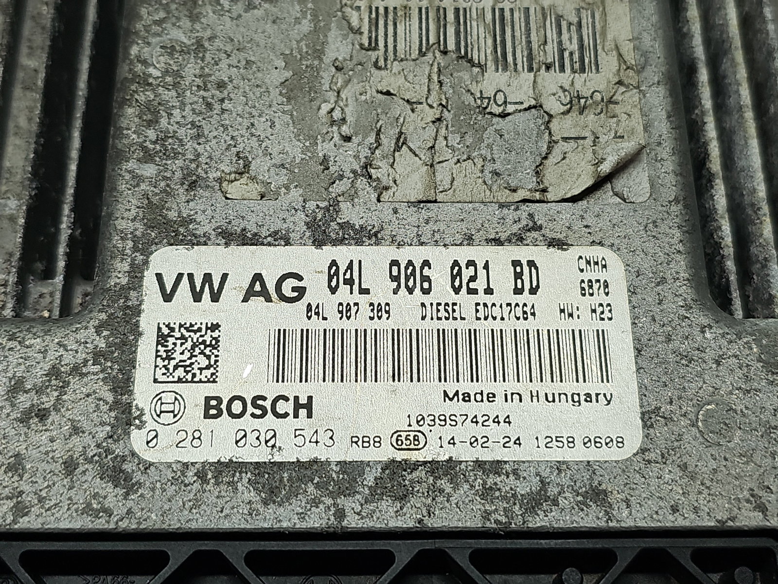 Calculator motor ECU AUDI A6 (4G2, C7) [Fabr 2012-2017] 04L906021BD 2.0 TDI CNHA 140KW / 190CP - imagine 5