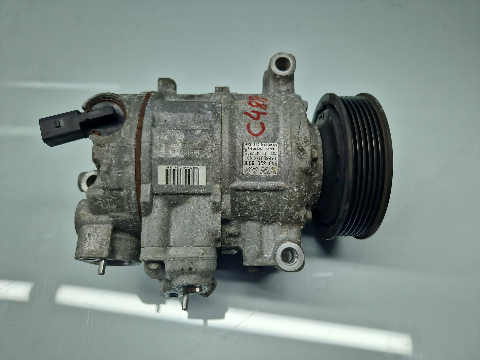 Compresor clima Volkswagen Golf 6 (5K1) [Fabr 2009-2013] 5N0820803F 1.6 TDI CAYC 77KW / 105CP - imagine 1