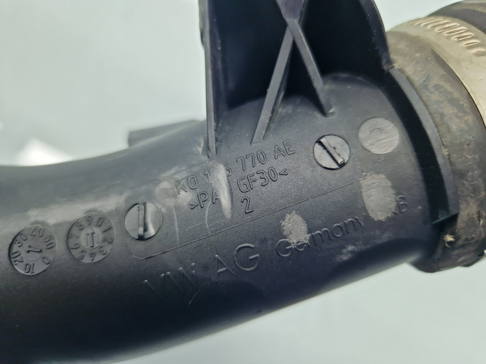 Tub intercooler Volkswagen Golf 6 (5K1) [Fabr 2009-2013] 1K0145770AE 1.6 TDI CAYC 77KW / 105CP - imagine 6