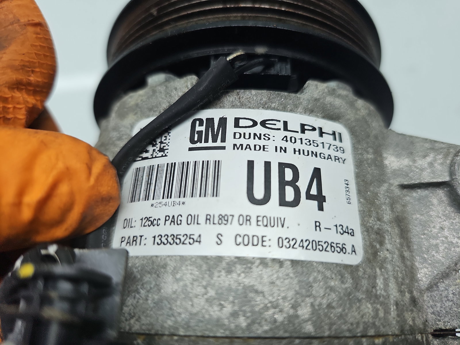 Compresor clima Opel Astra J [Fabr 2009-2015] 13335254 1.6 Benz A16XER 85KW / 115CP - imagine 5