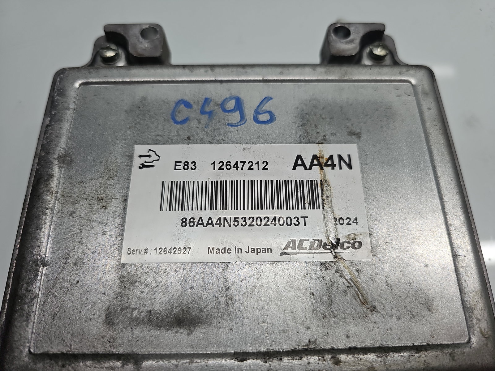 Calculator motor ECU Opel Astra J [Fabr 2009-2015] 12647212 1.6 Benz A16XER 85KW / 115CP - imagine 4